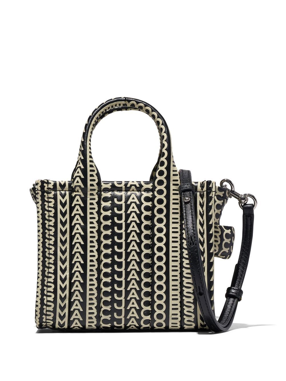 Marc Jacobs The Monogram Leather Crossbody Tote 手提包 - 黑色