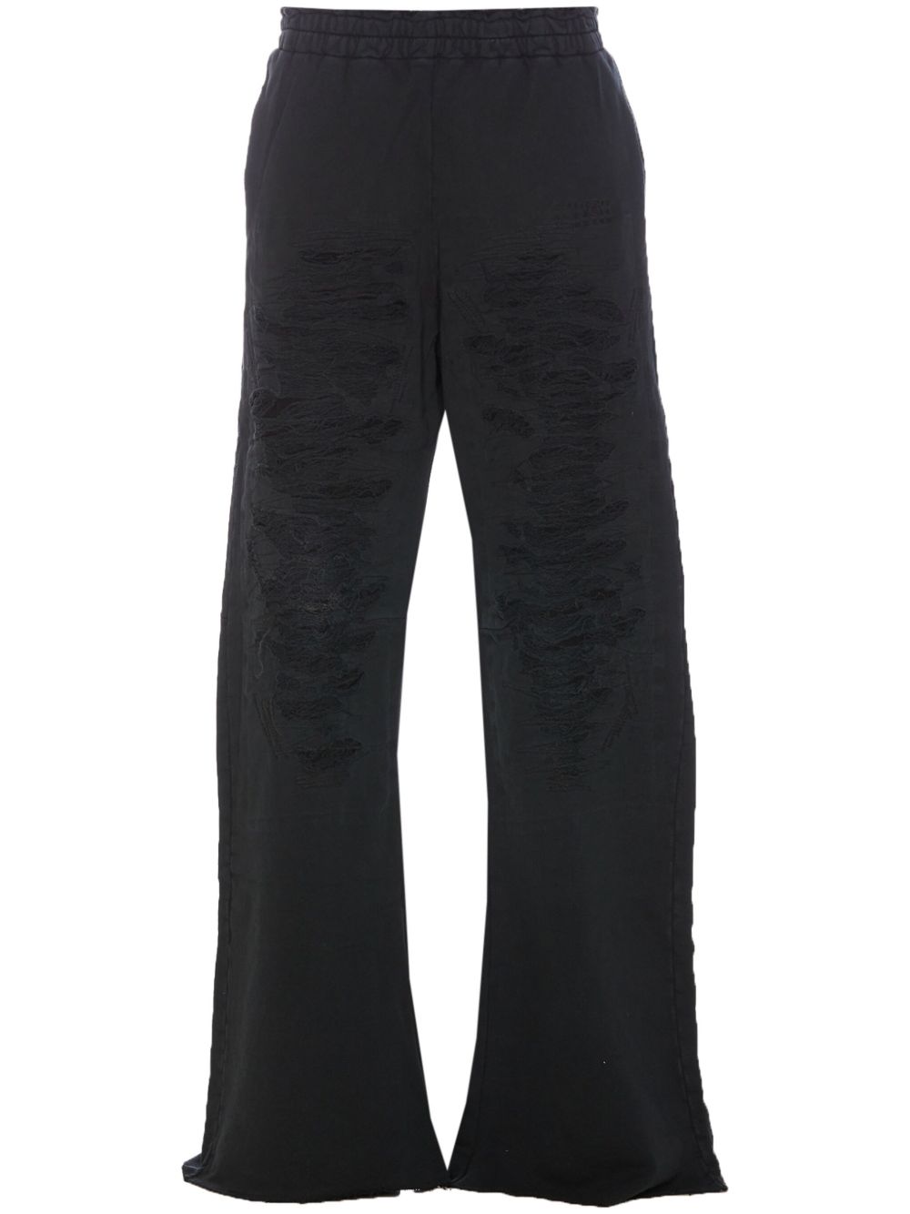 MM6 Maison Margiela 数字图案运动裤 - 黑色