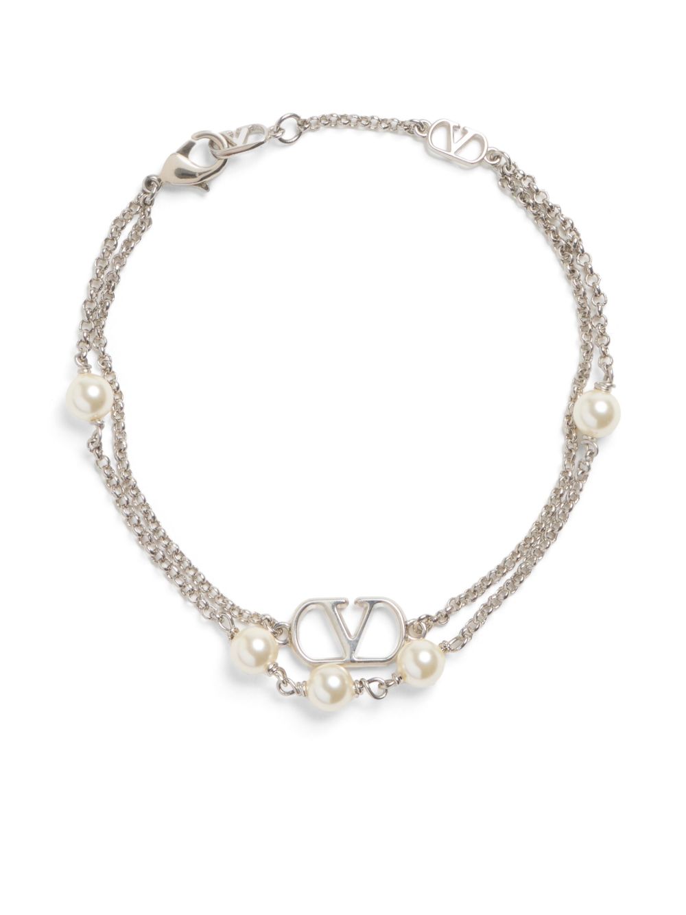 Valentino Garavani VLogo Signature 手链 - 银色