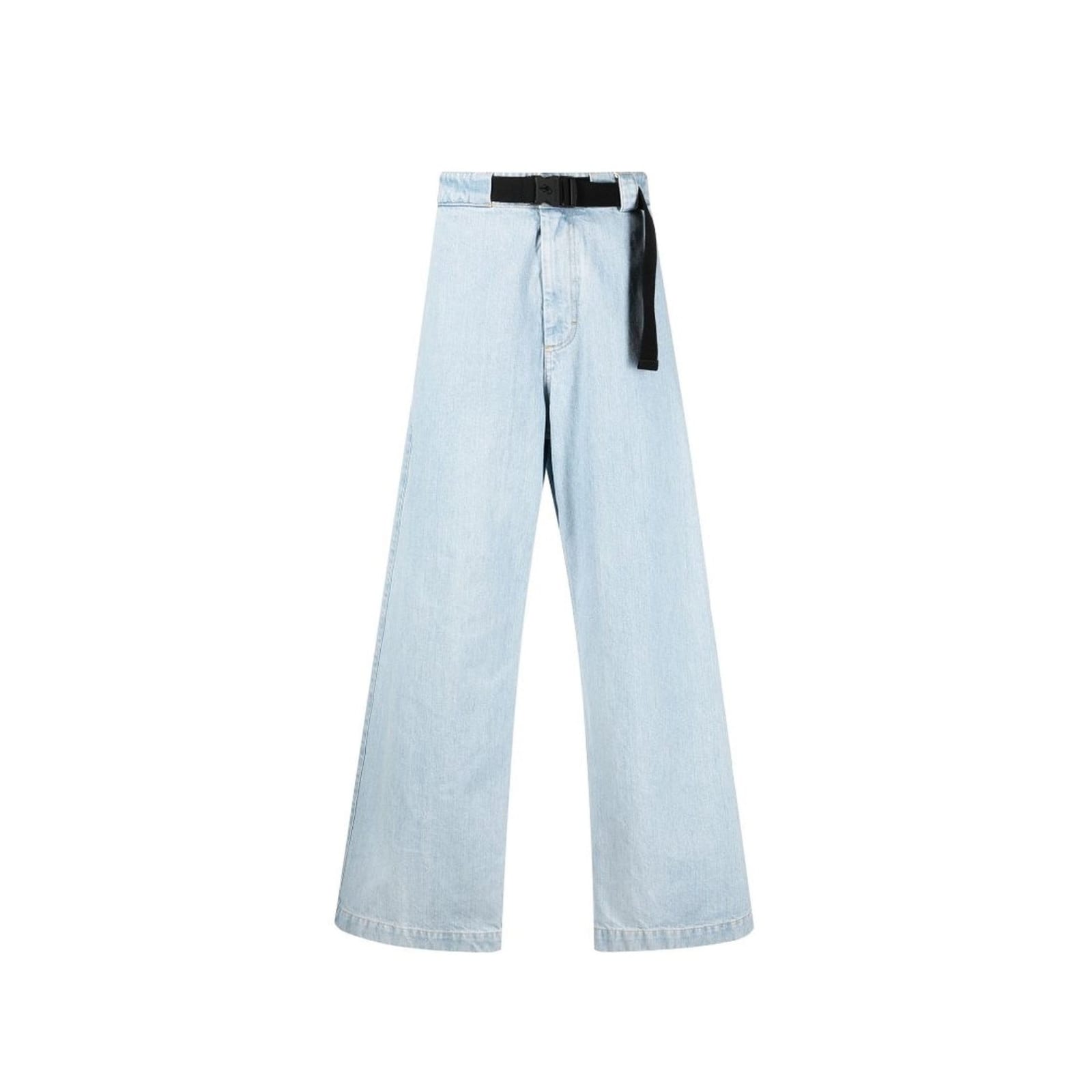 Moncler束带牛仔裤