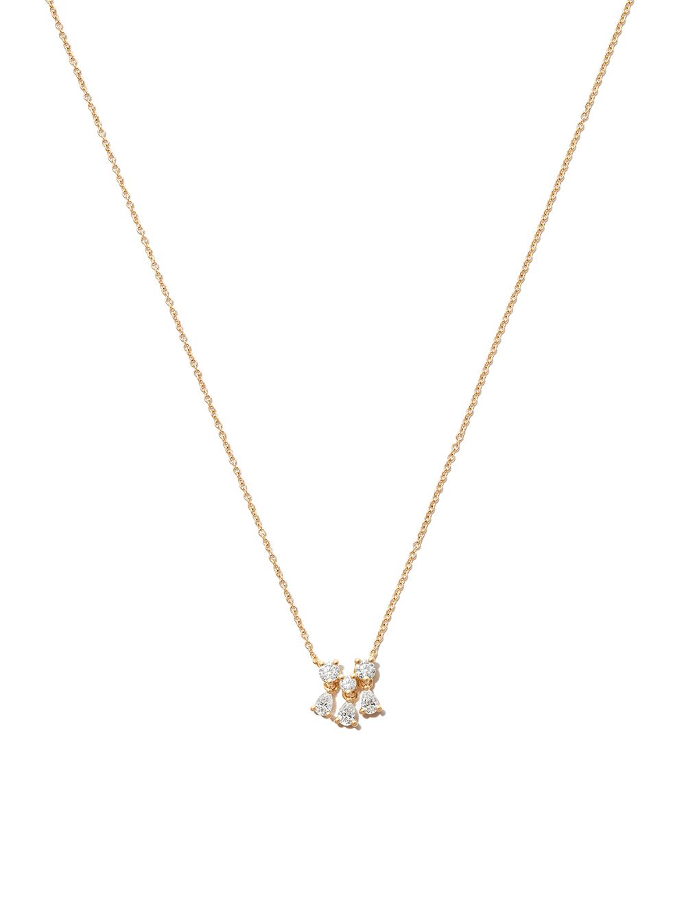 Delfina Delettrez Dancing Diamonds 18K黄金项链 - 金色
