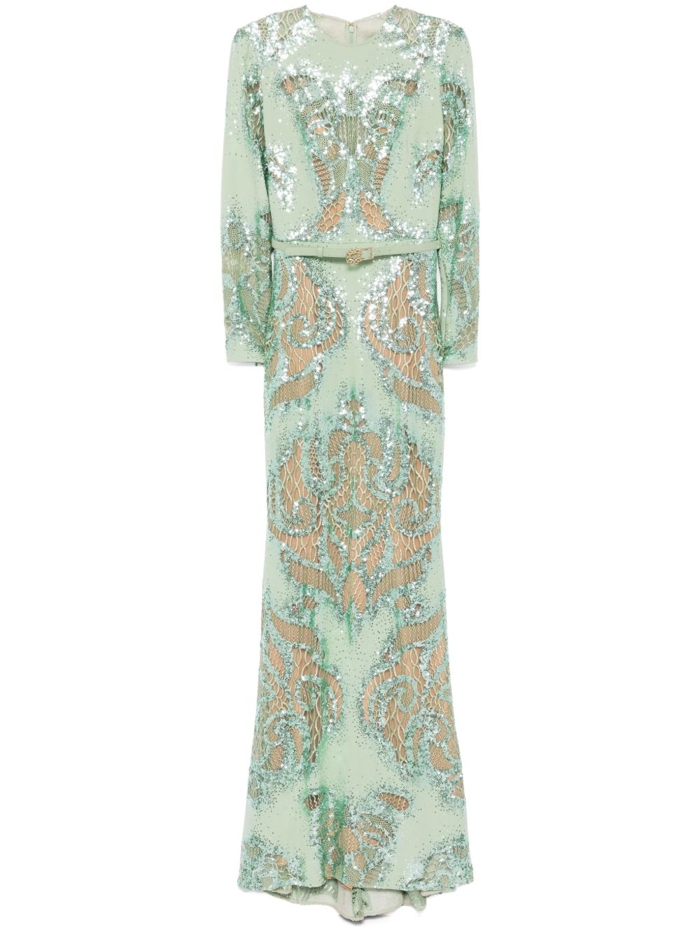Elie Saab Sirena 连衣裙 - 绿色