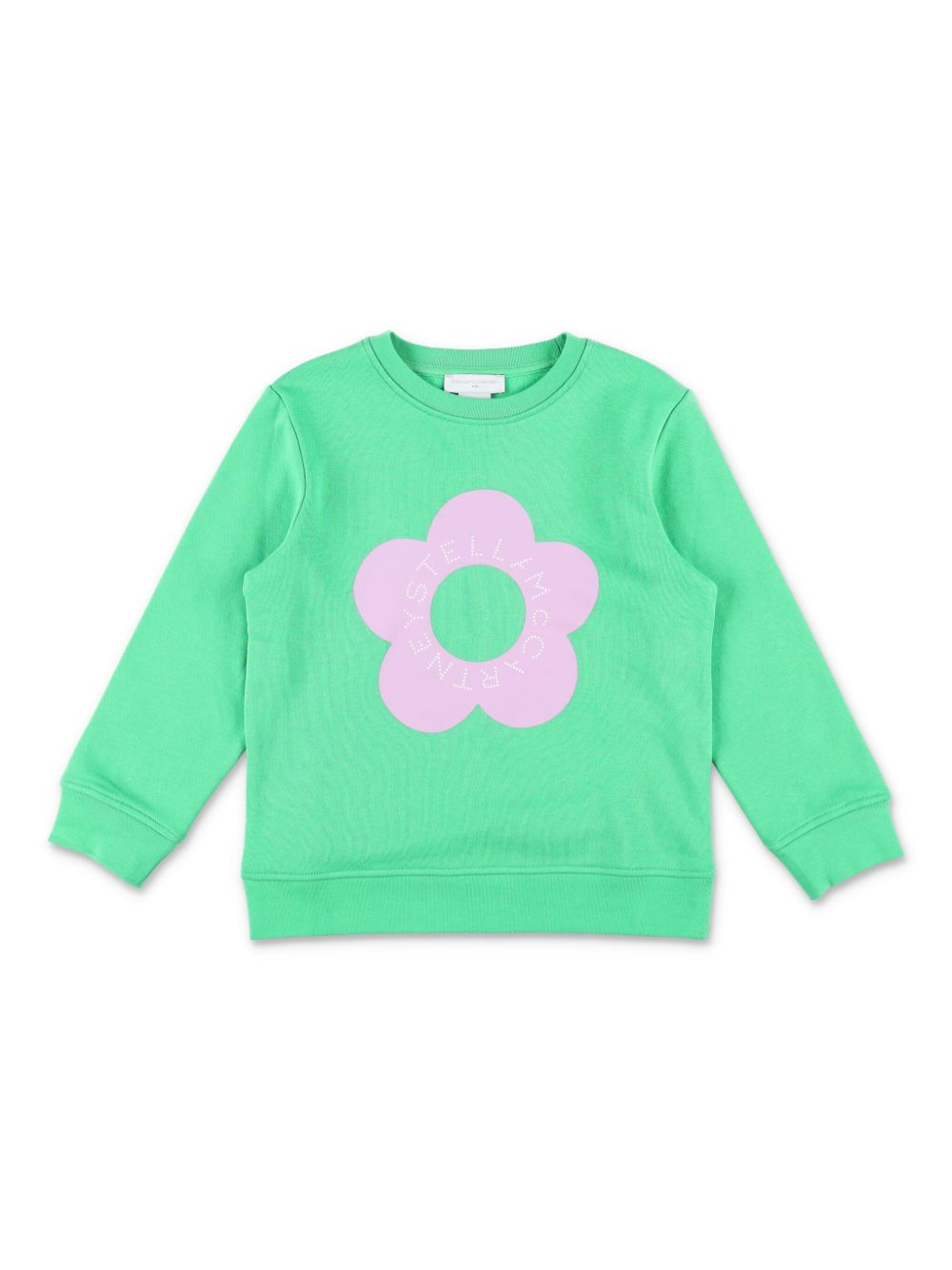 Stella McCartney Kids logo印花卫衣 - 绿色