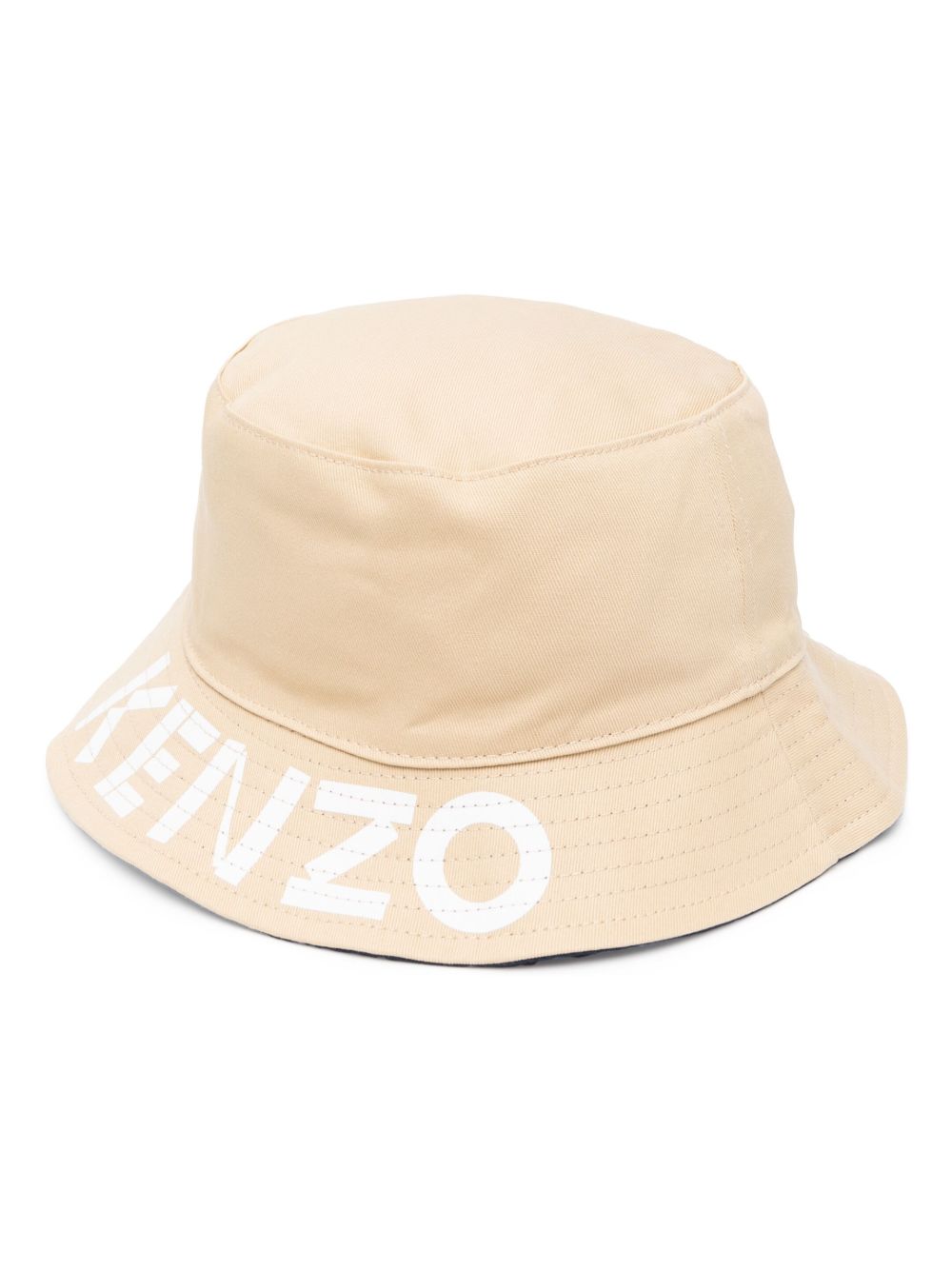 Kenzo logo印花双面渔夫帽 - 中性色