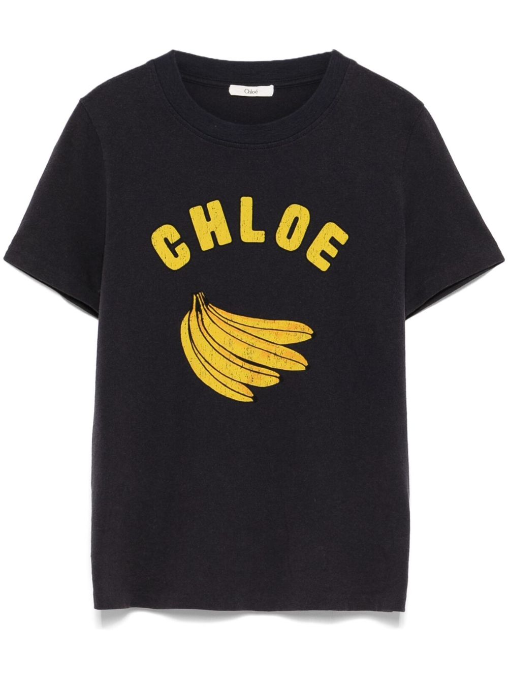 Chloé 香蕉印花T恤 - 蓝色