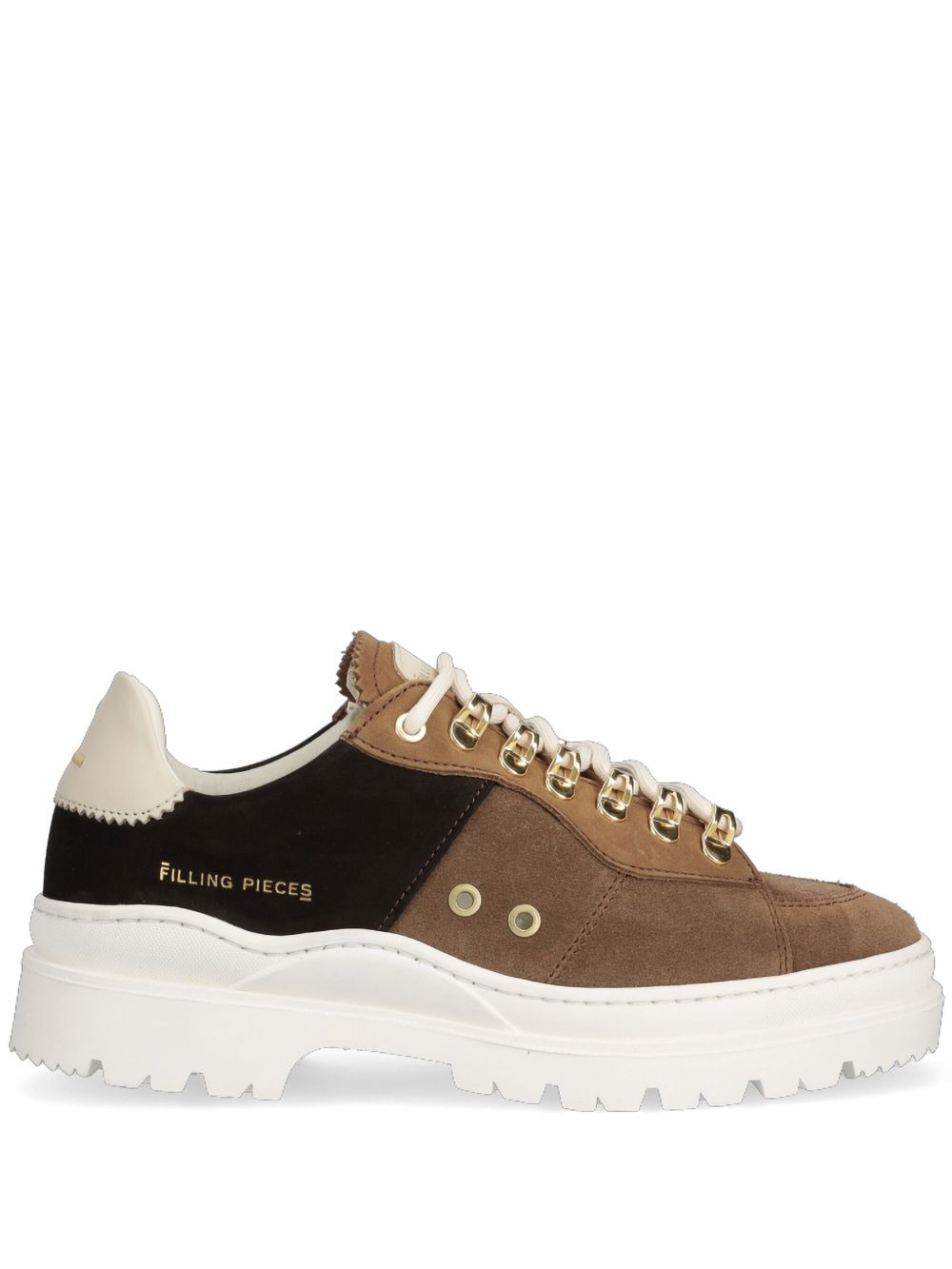Filling Pieces Court 绒面皮运动鞋 - 褐色