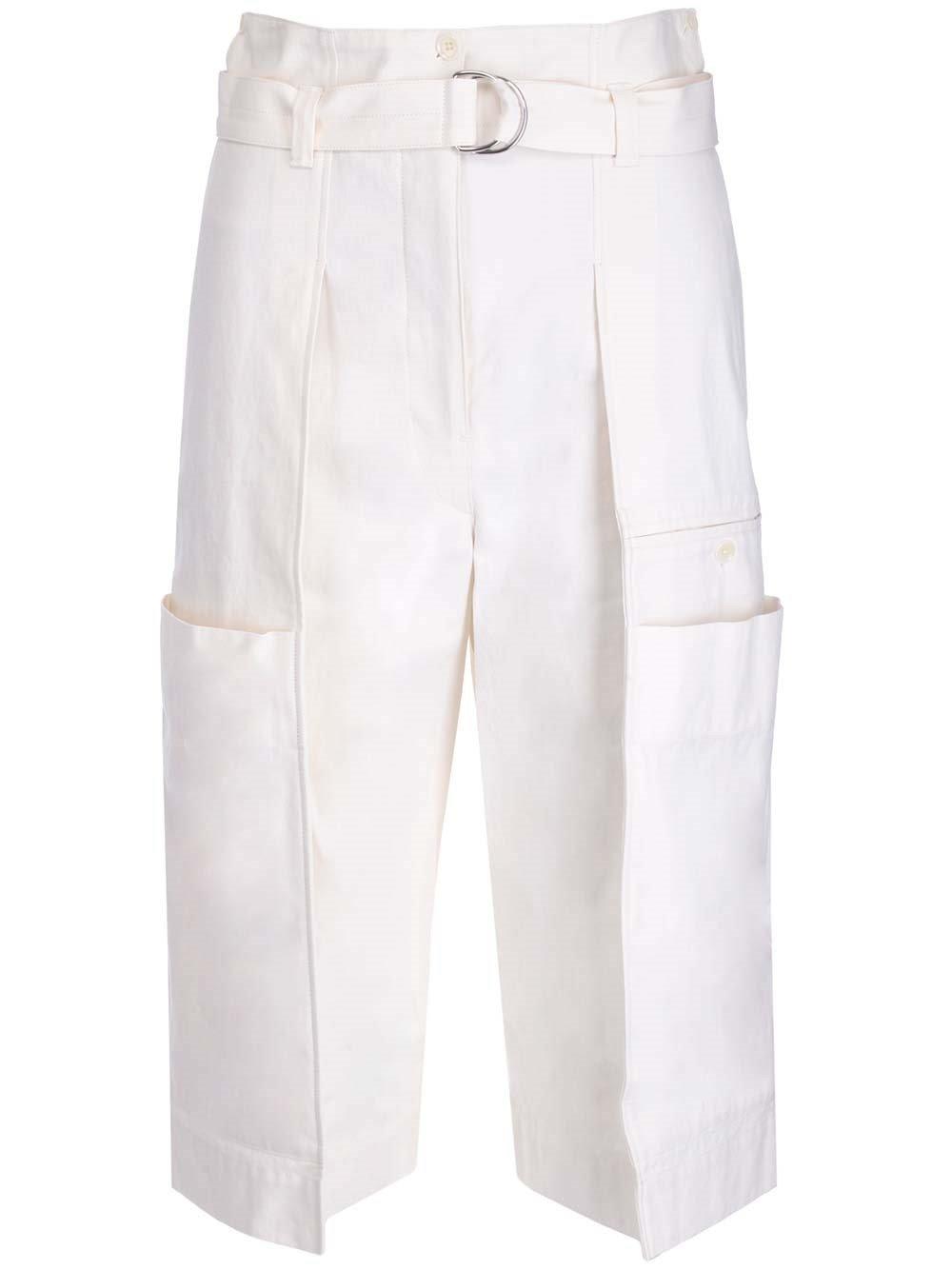 Lemaire Belted Lightweight Capri Shorts