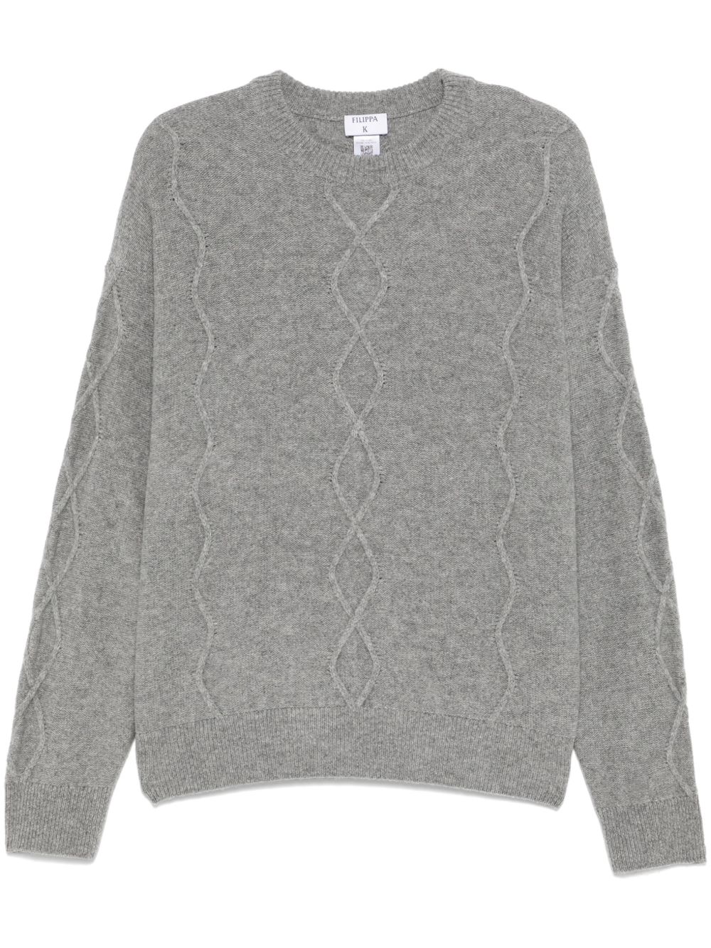 Filippa K Diamond Cable 毛衣 - 灰色