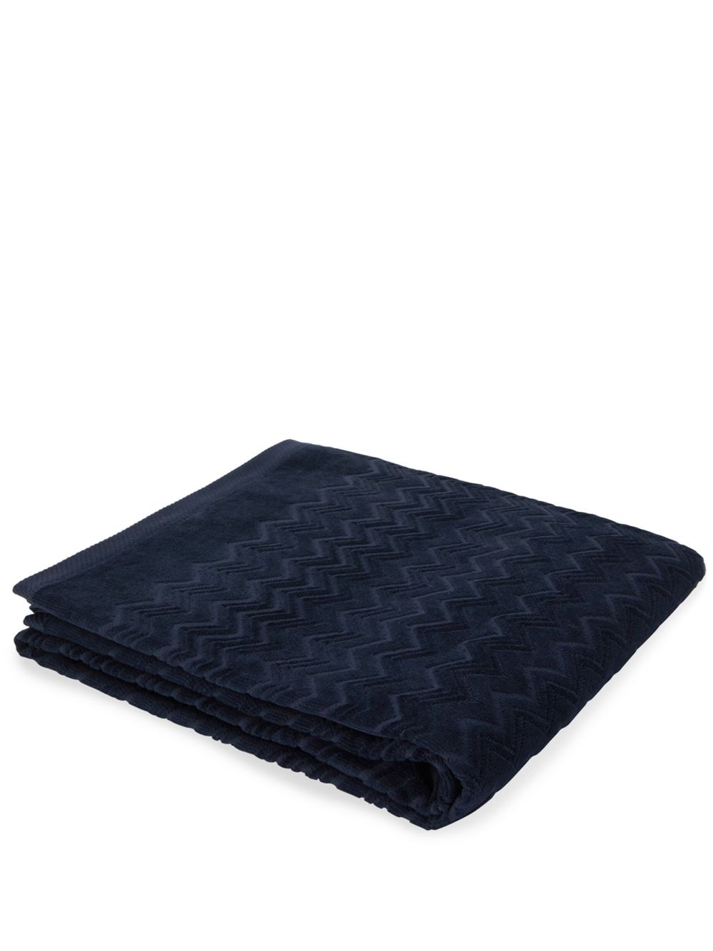 Missoni Home Chalk 浴巾 - 蓝色