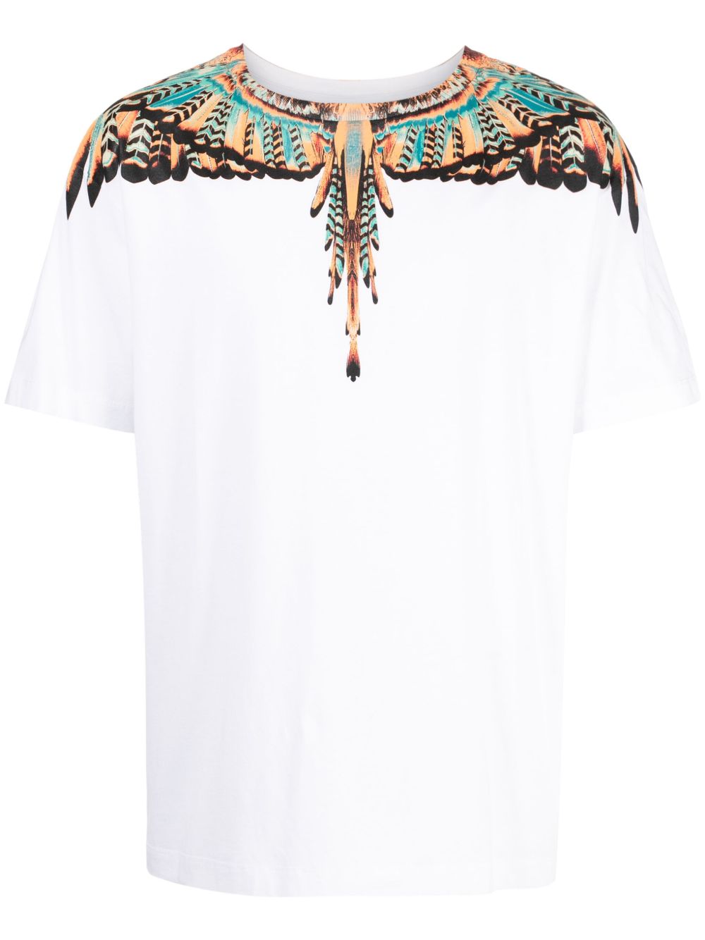 Marcelo Burlon County of Milan Grizzly Wings 印花棉T恤 - 白色