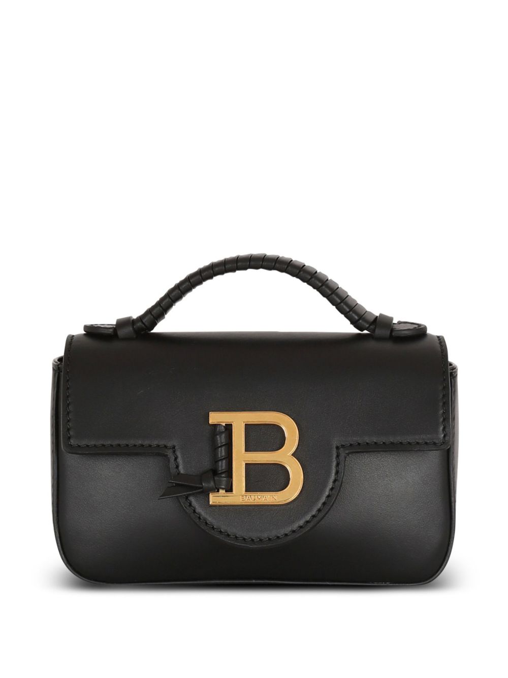 Balmain Bbuzz logo标牌迷你包 - 黑色