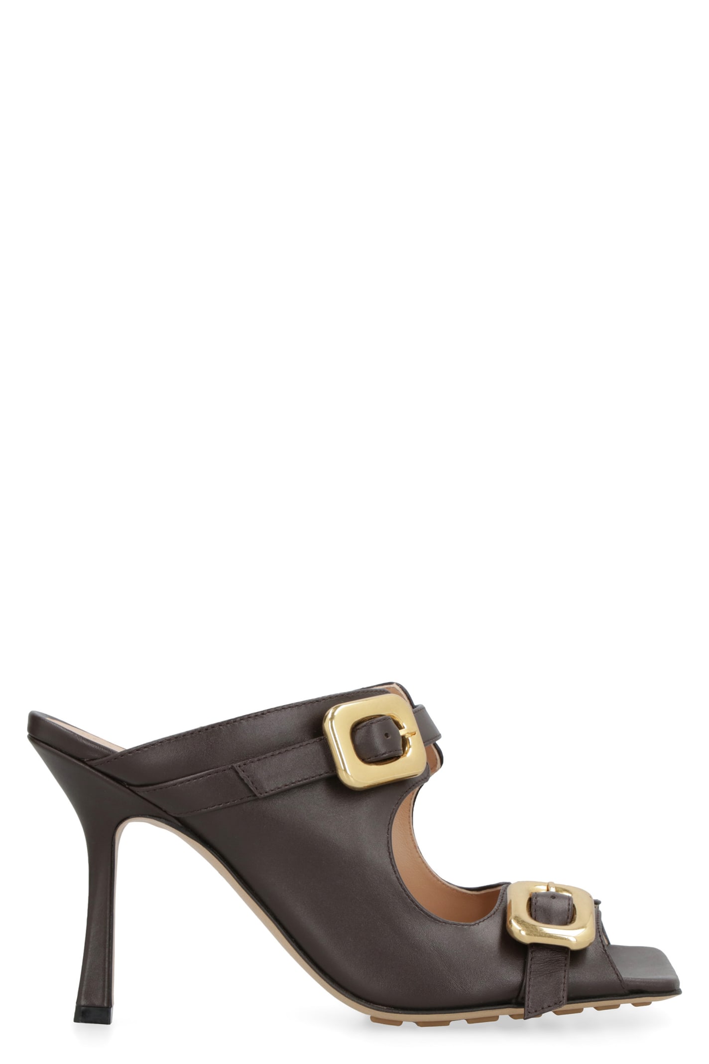 Bottega Veneta 穆勒弹力搭扣凉鞋