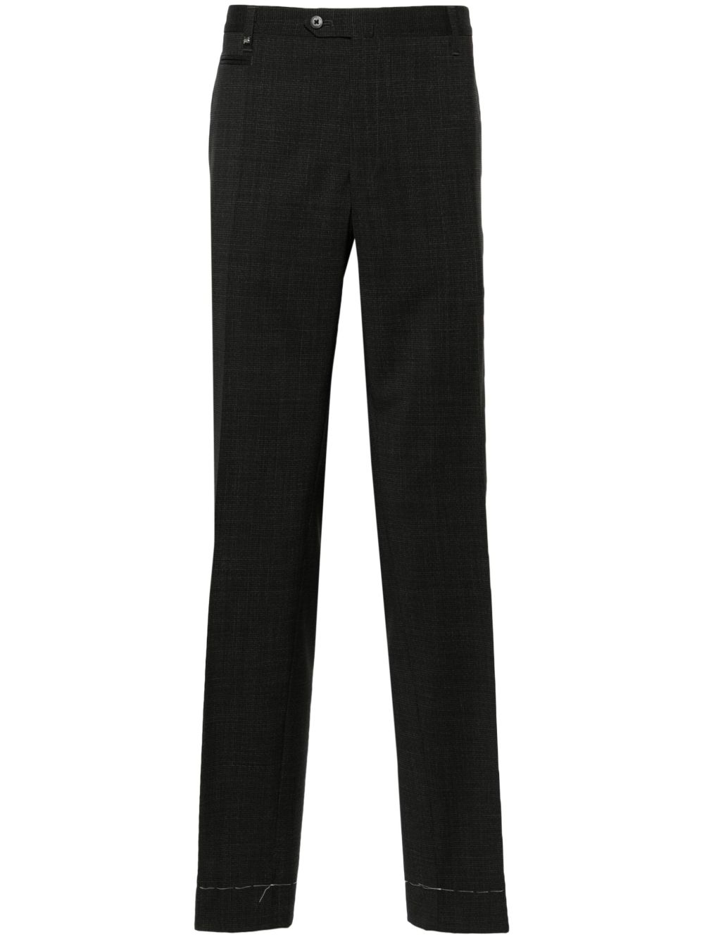 Corneliani 中腰羊毛西裤 - 灰色