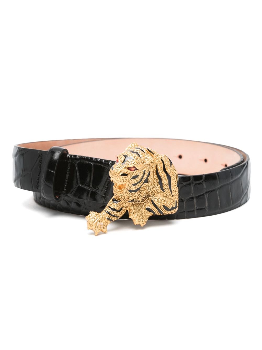 Roberto Cavalli Roar 腰带 - 黑色