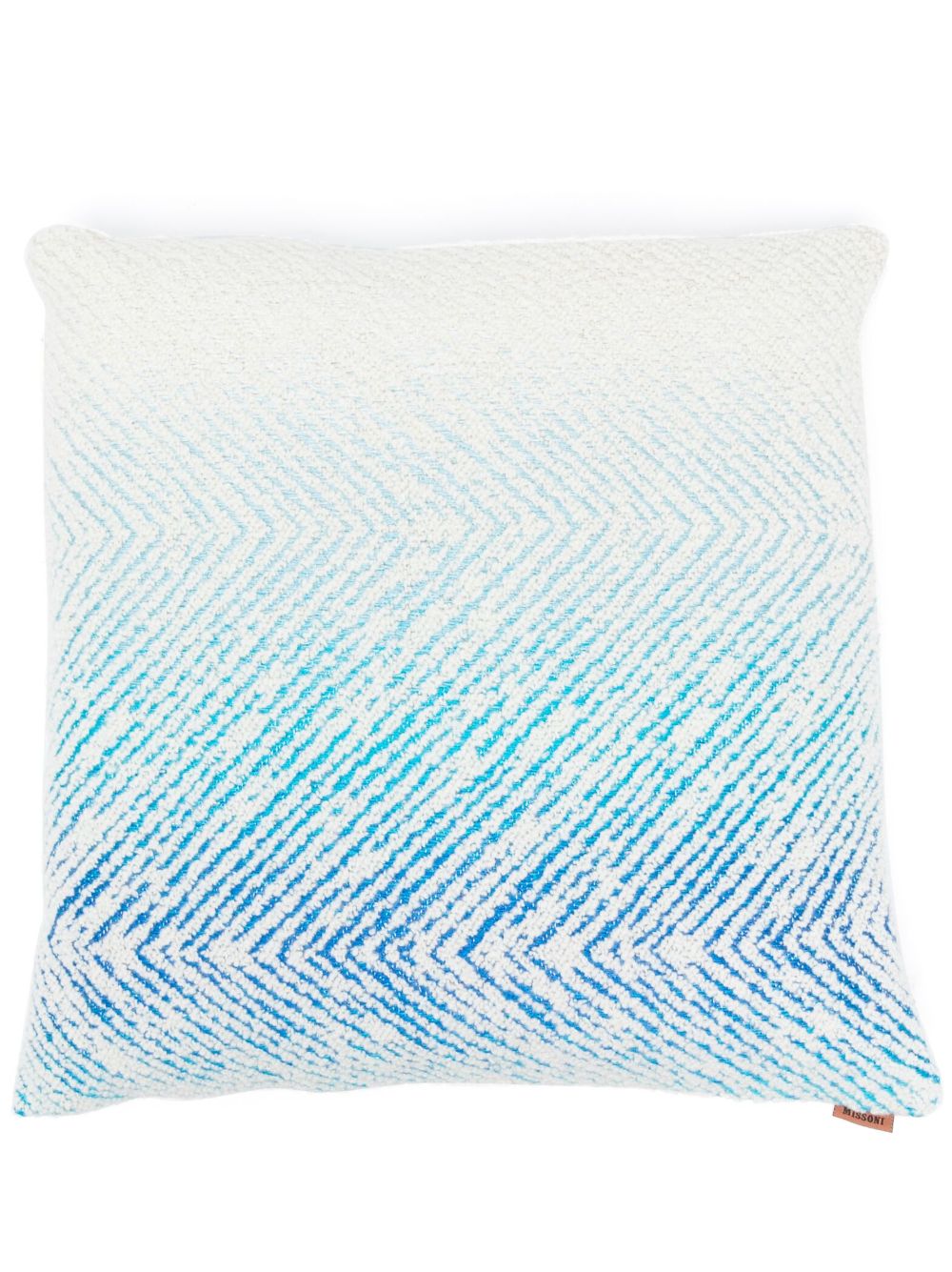 Missoni Home 渐色效果仿羔皮呢羊毛抱枕 - 蓝色