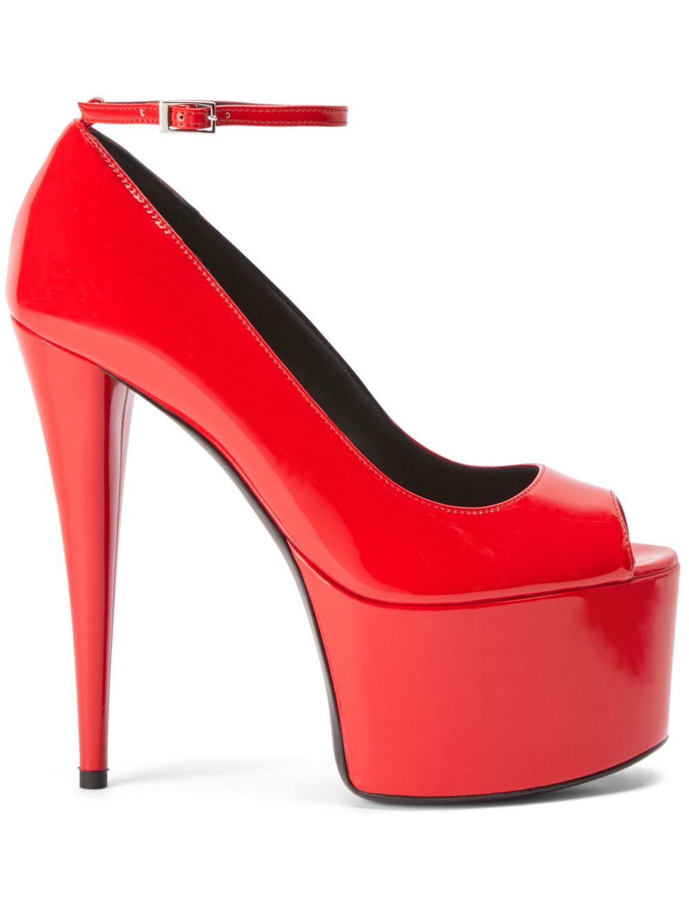 Giuseppe Zanotti Aida 漆皮高跟鞋 - 红色
