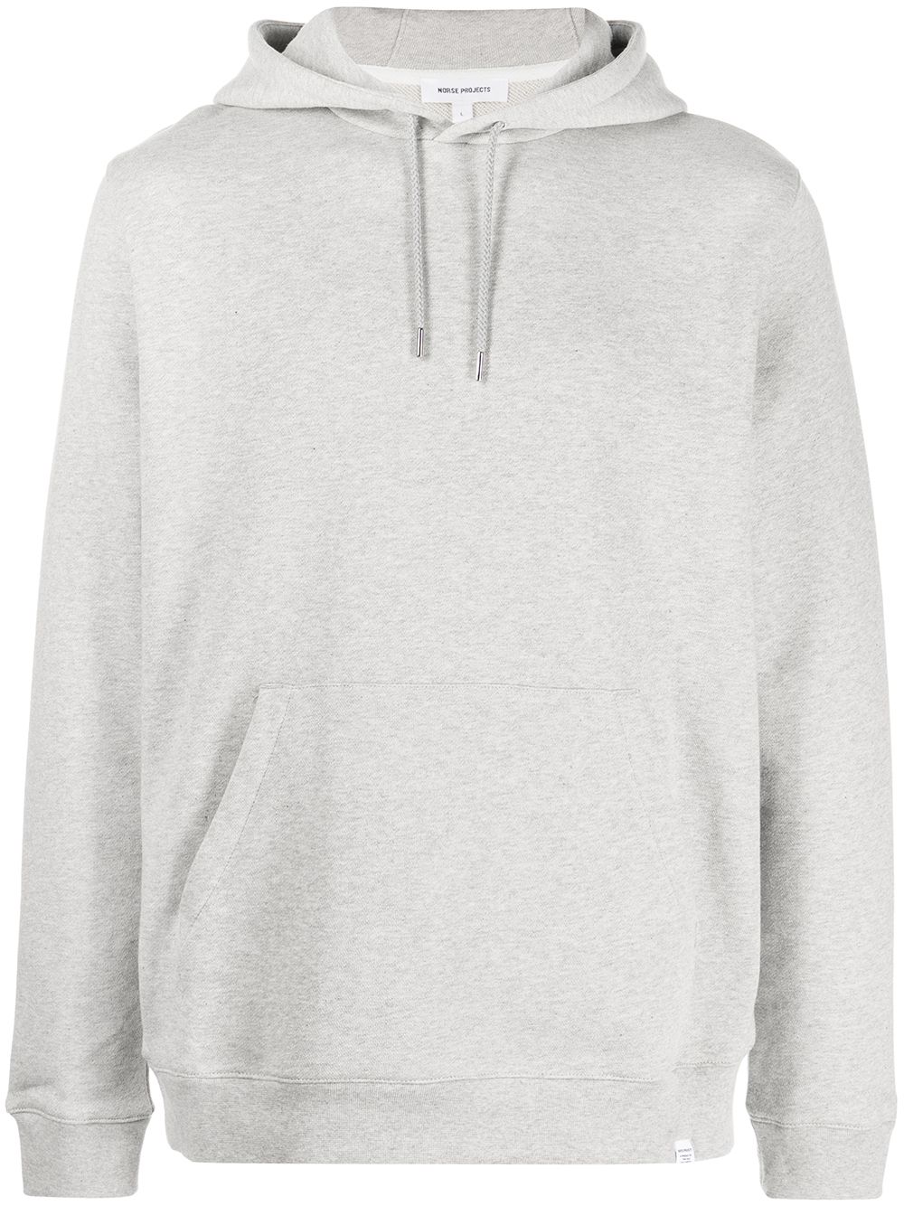 Norse Projects 长袖棉连帽衫 - 灰色