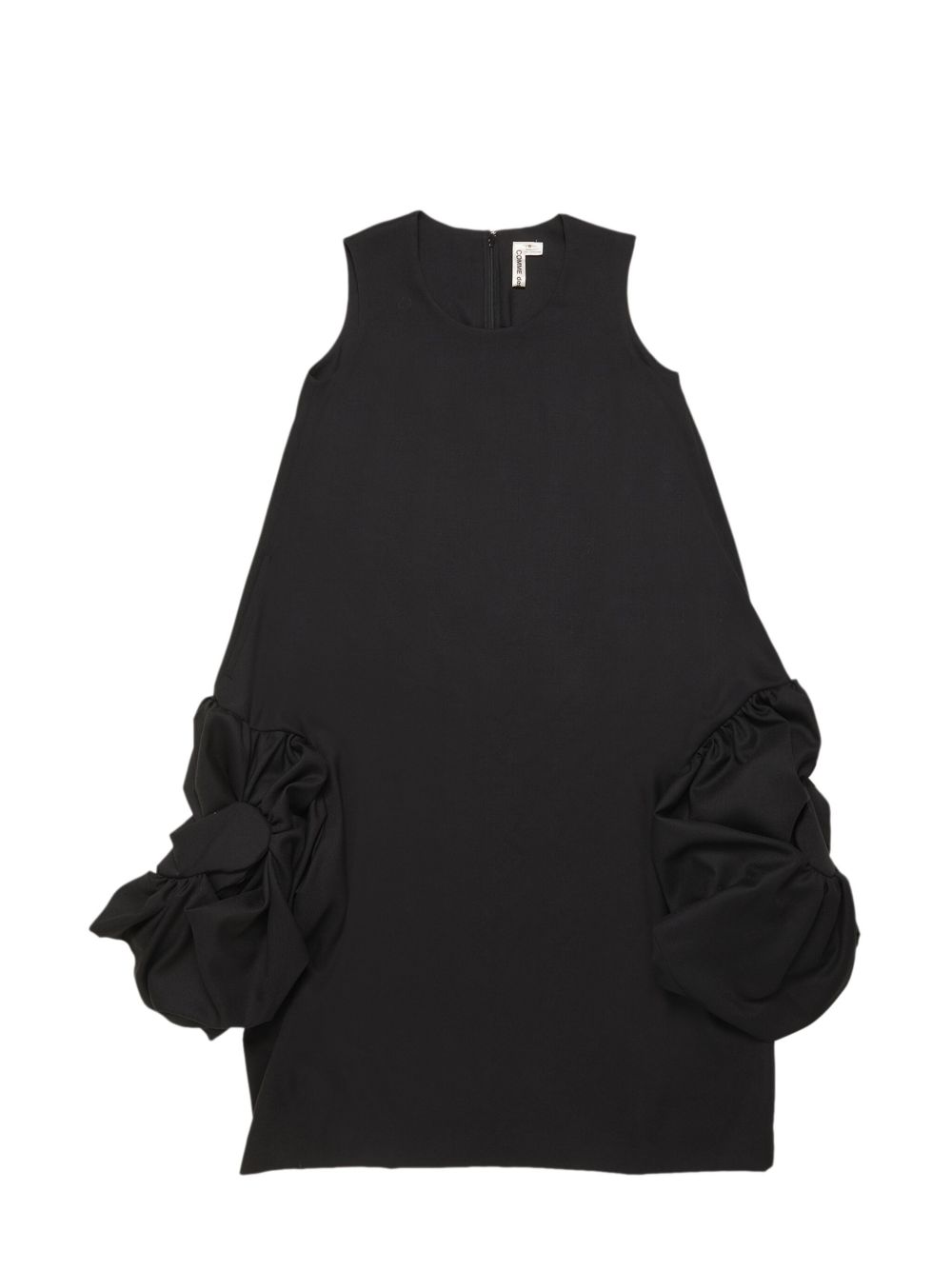 Comme Des Garçons sleeveless short dress - 黑色