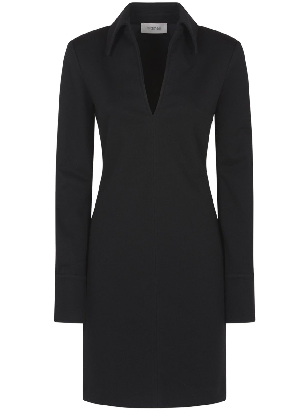 Sportmax polo领连衣裙 - 黑色