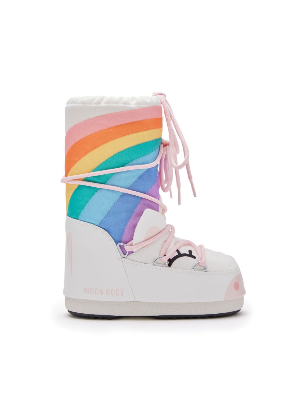 Moon Boot Kids Icon Unicorn 雪靴 - 白色