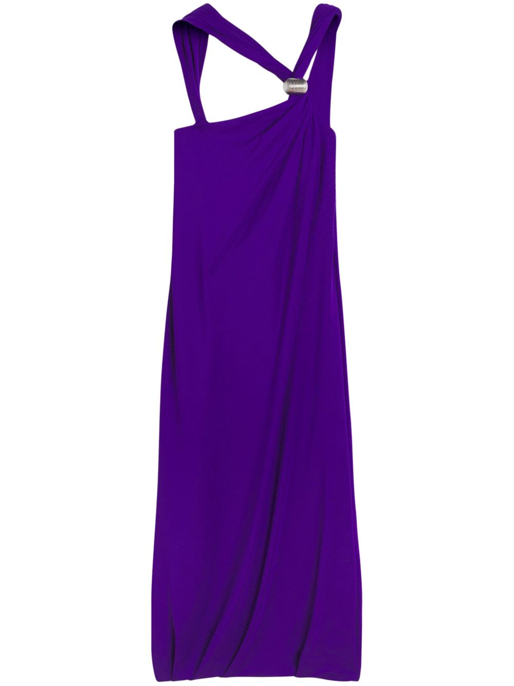 Lanvin braided jersey dress - 紫色