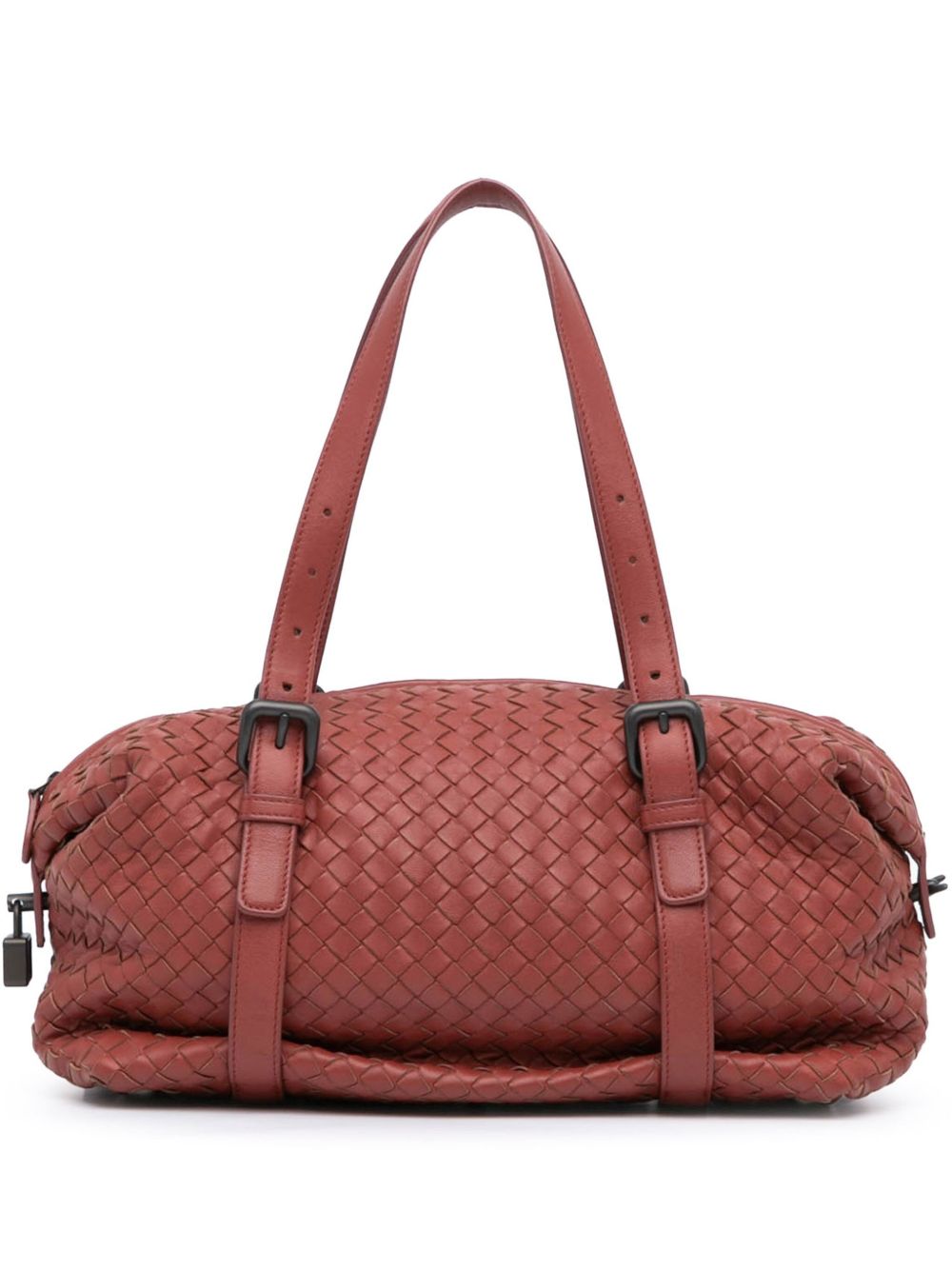 Bottega Veneta Pre-Owned Intrecciato Montaigne 单肩包（2012-2023年典藏款） - 红色