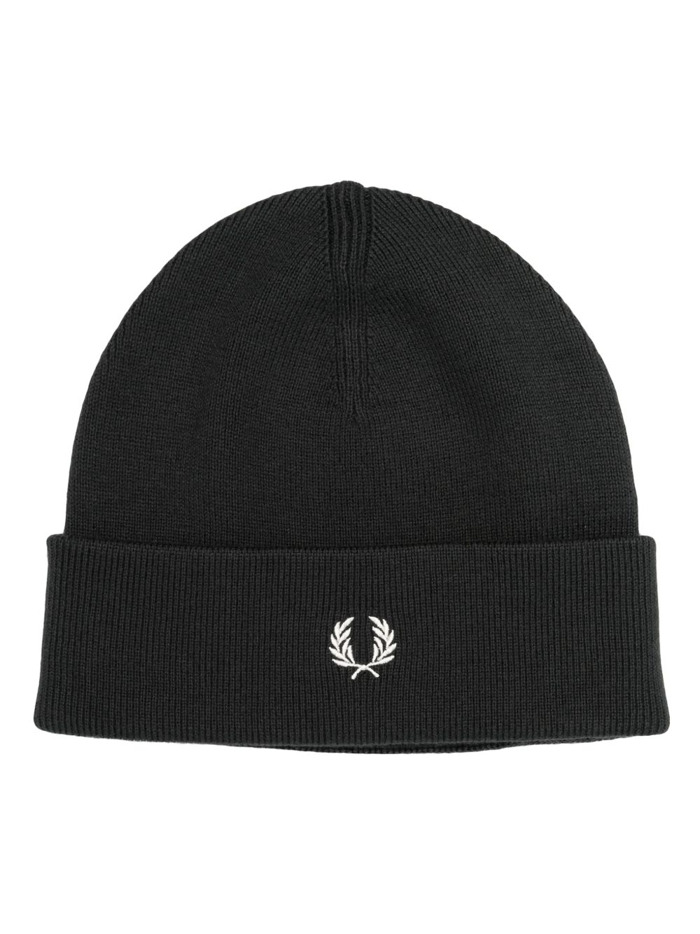 Fred Perry logo刺绣套头帽 - 绿色
