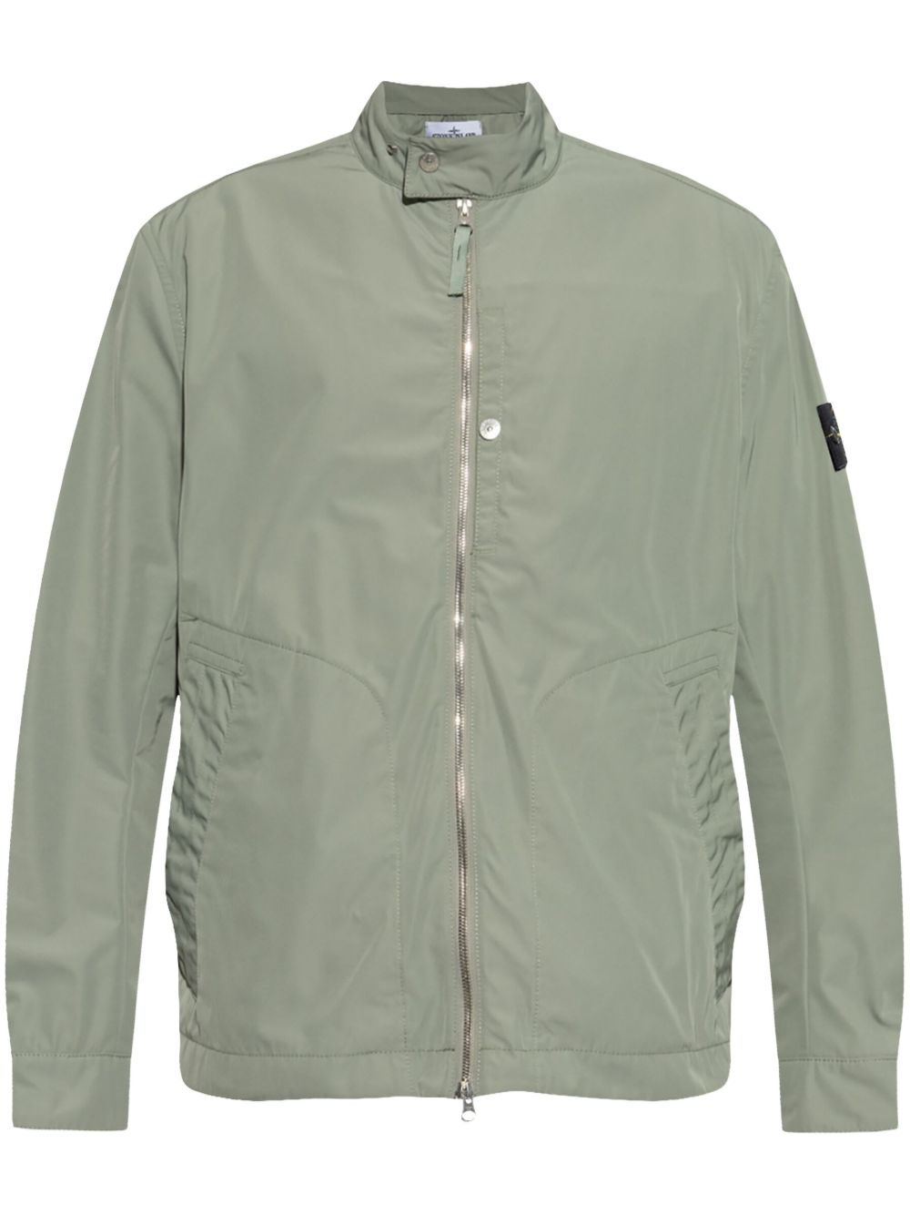 Stone Island logo贴花夹克 - 绿色