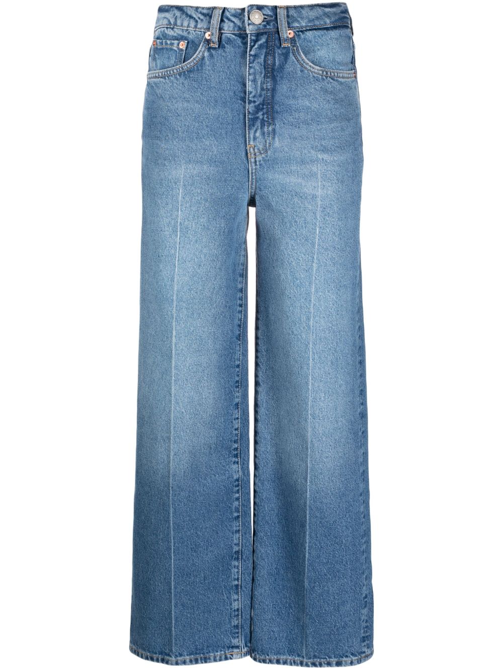 Bimba y Lola Culotte 阔腿牛仔裤 - 蓝色