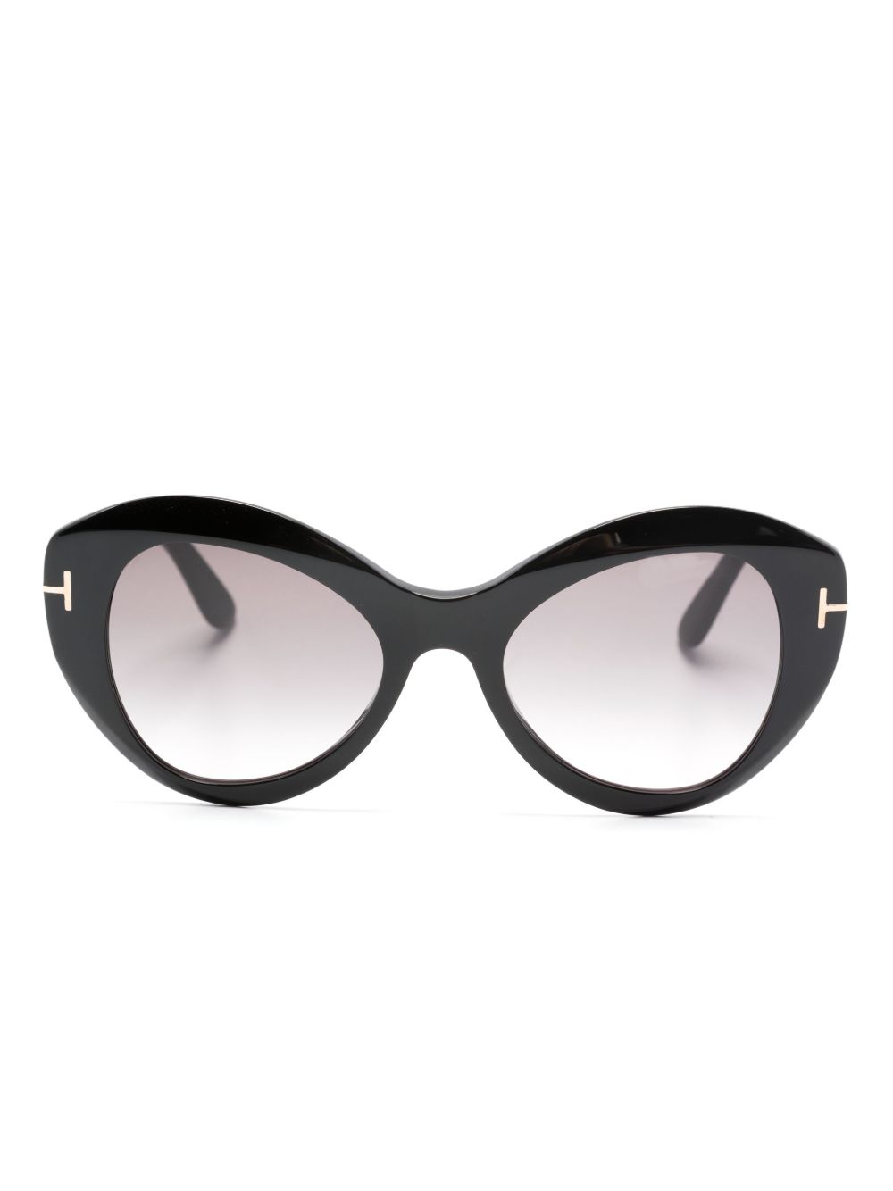 TOM FORD Eyewear Guinivere 猫眼框太阳眼镜 - 黑色