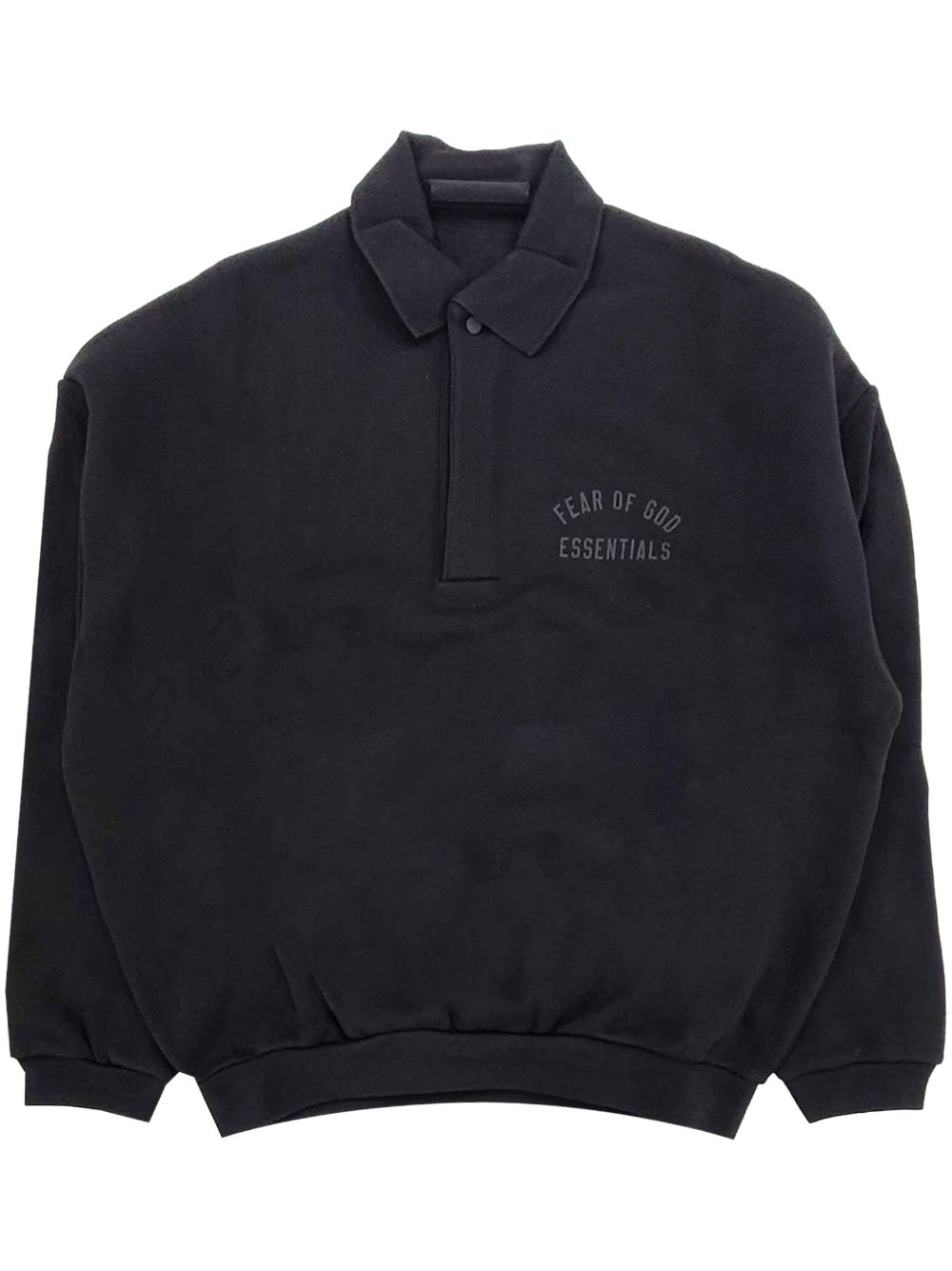 FEAR OF GOD ESSENTIALS logo印花卫衣 - 黑色
