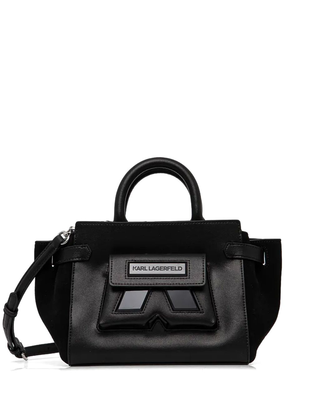 Karl Lagerfeld Ikon 手提包 - 黑色