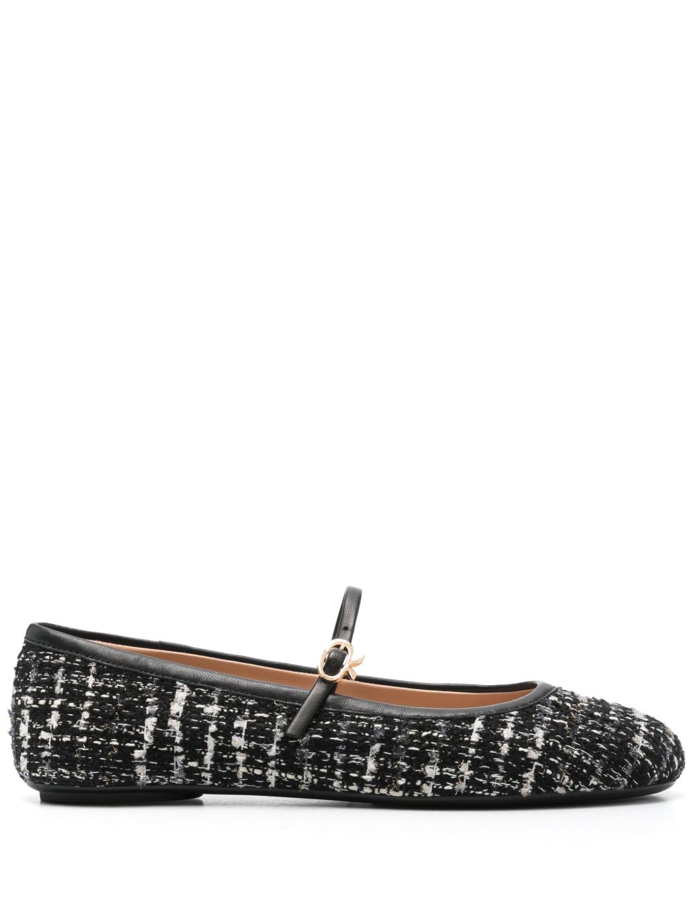 Gianvito Rossi Carla 平底鞋 - 黑色