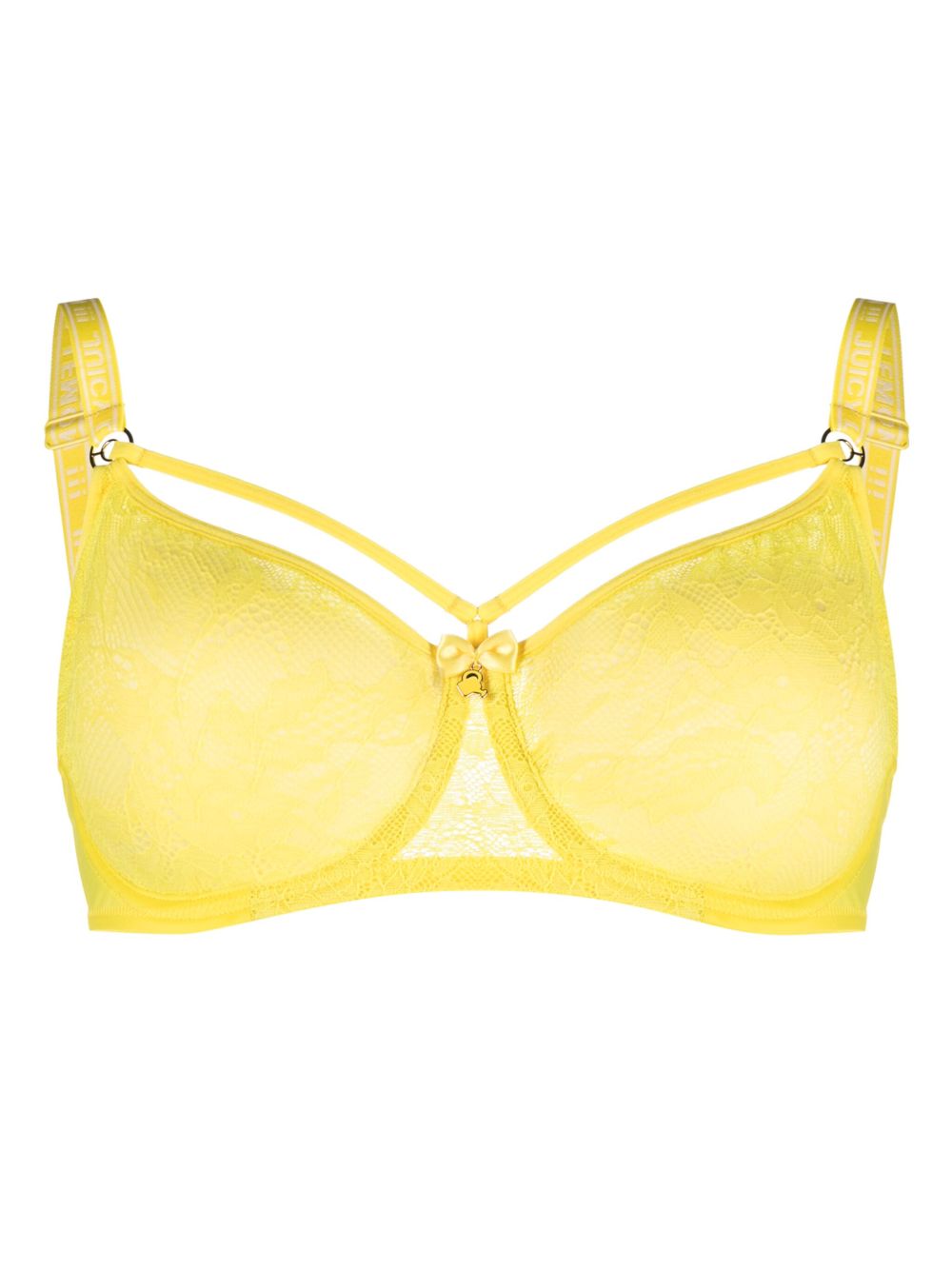 Marlies Dekkers Space Odyssey 花卉蕾丝上托式文胸 - 黄色