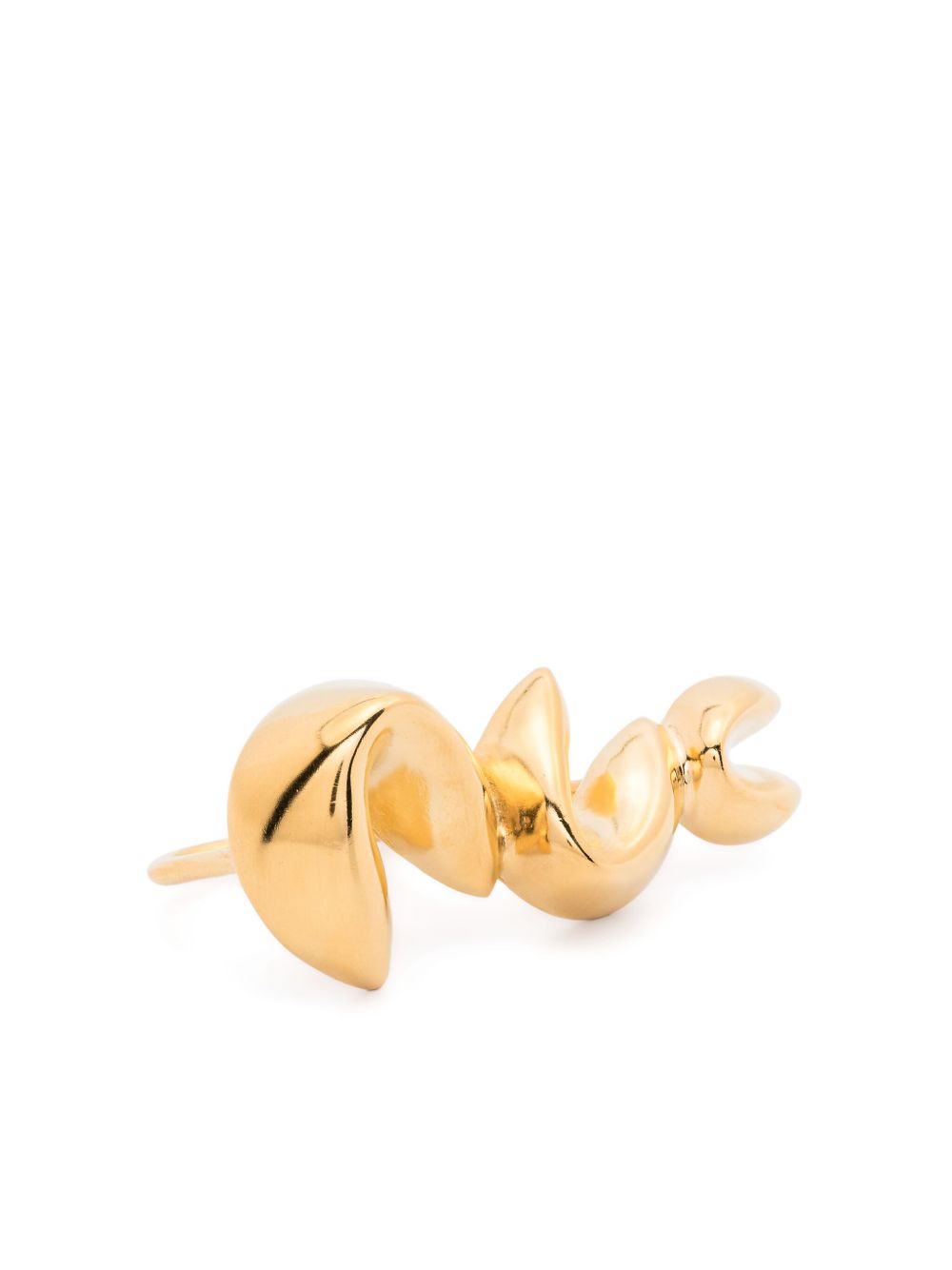 Maje Triple Fortune Cookie 戒指 - 金色