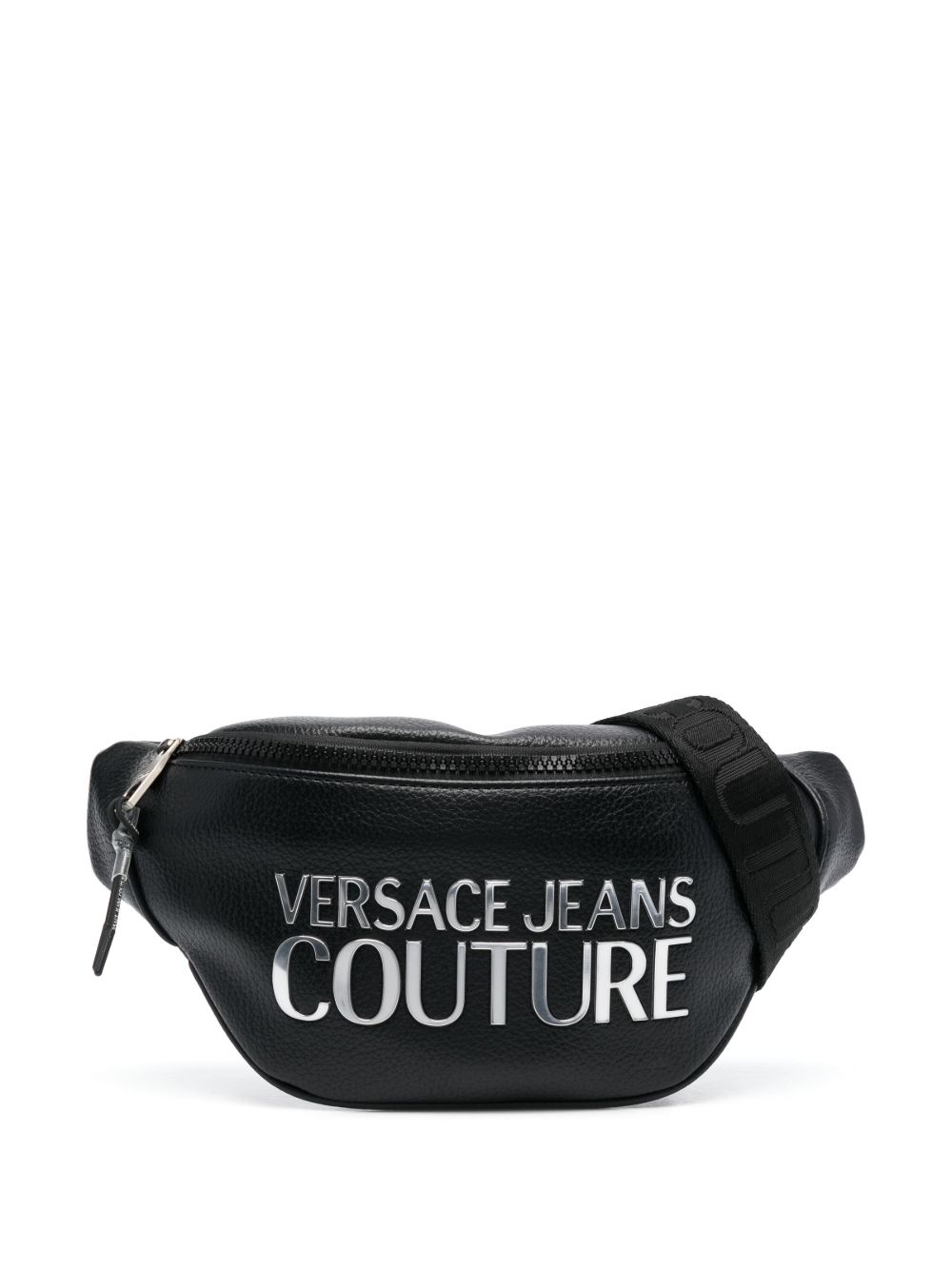 Versace Jeans Couture logo腰包 - 黑色