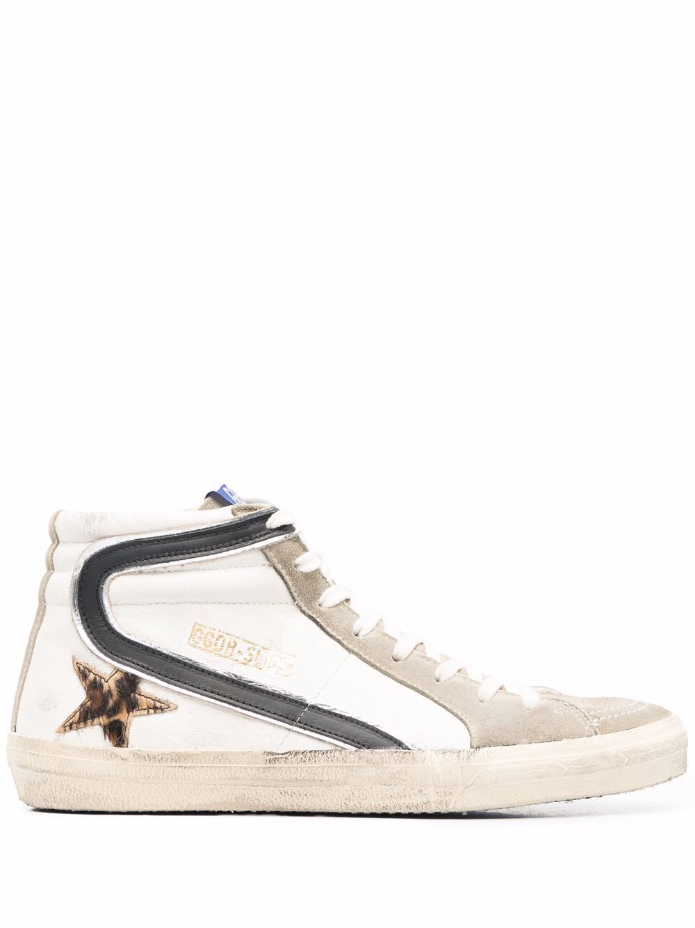 Golden Goose Slide 高帮板鞋 - 白色