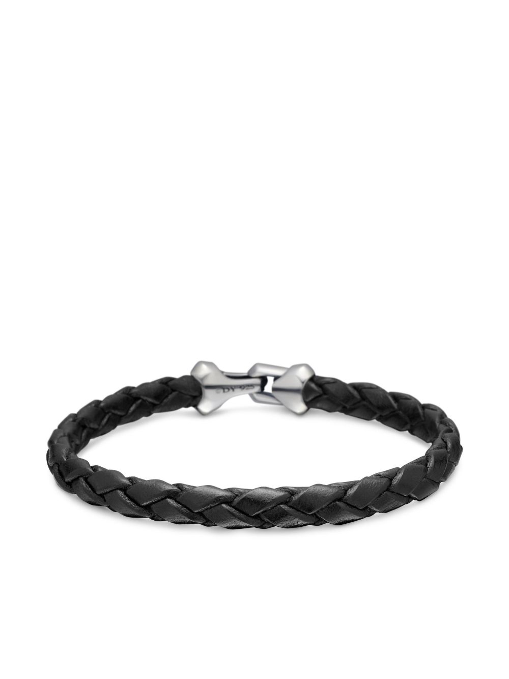 David Yurman 纯银 Armory 手链 - 银色