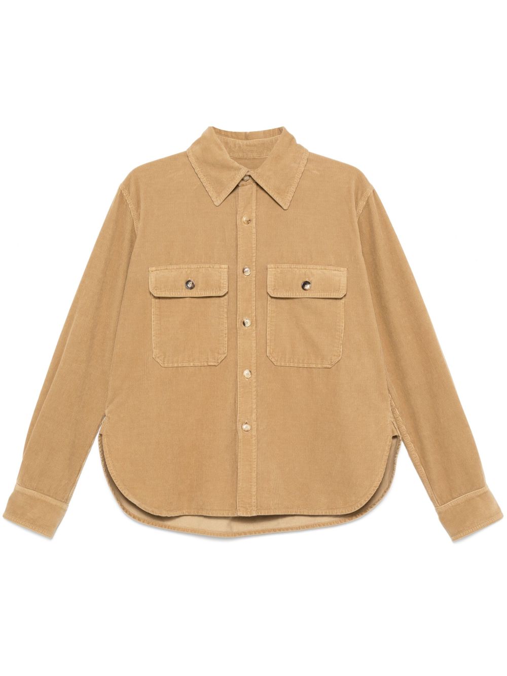 Saint Laurent 灯芯绒衬衫 - 中性色