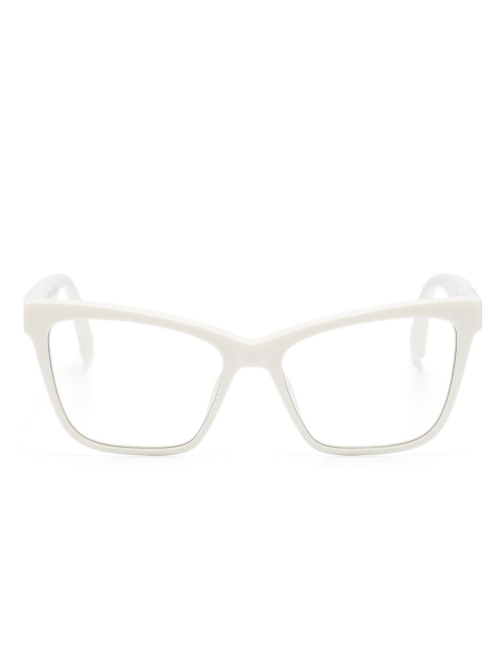 Off-White Eyewear 蝴蝶形镜框眼镜 - 白色