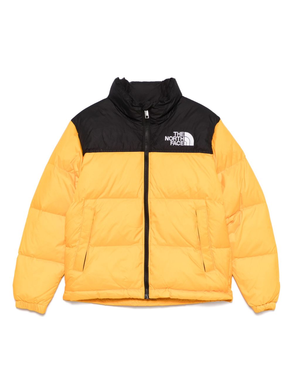 The North Face Kids 1996 Retro Nuptse 填充夹克 - 橘色