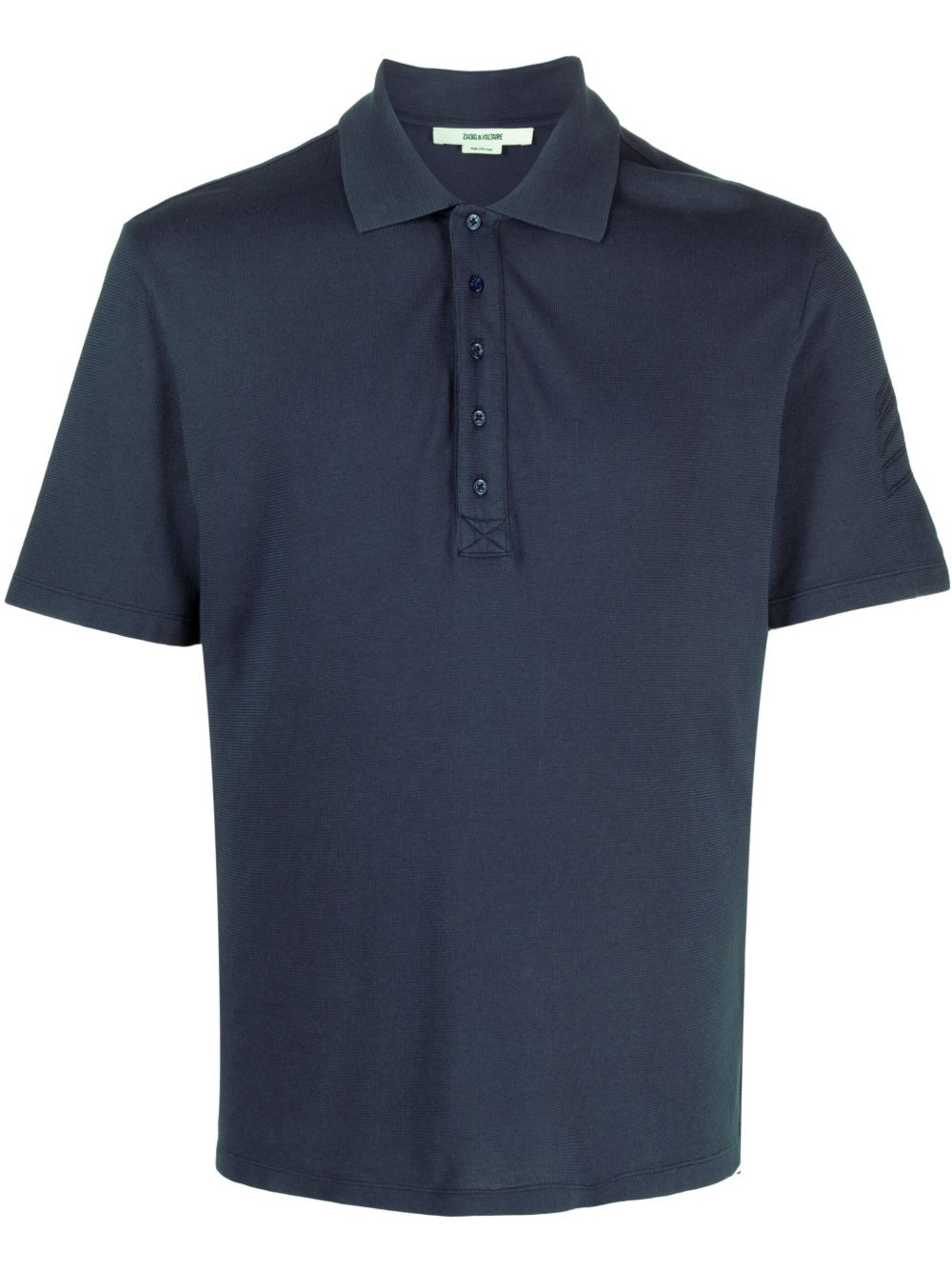 Zadig&Voltaire Dimitri 棉polo衫 - 蓝色