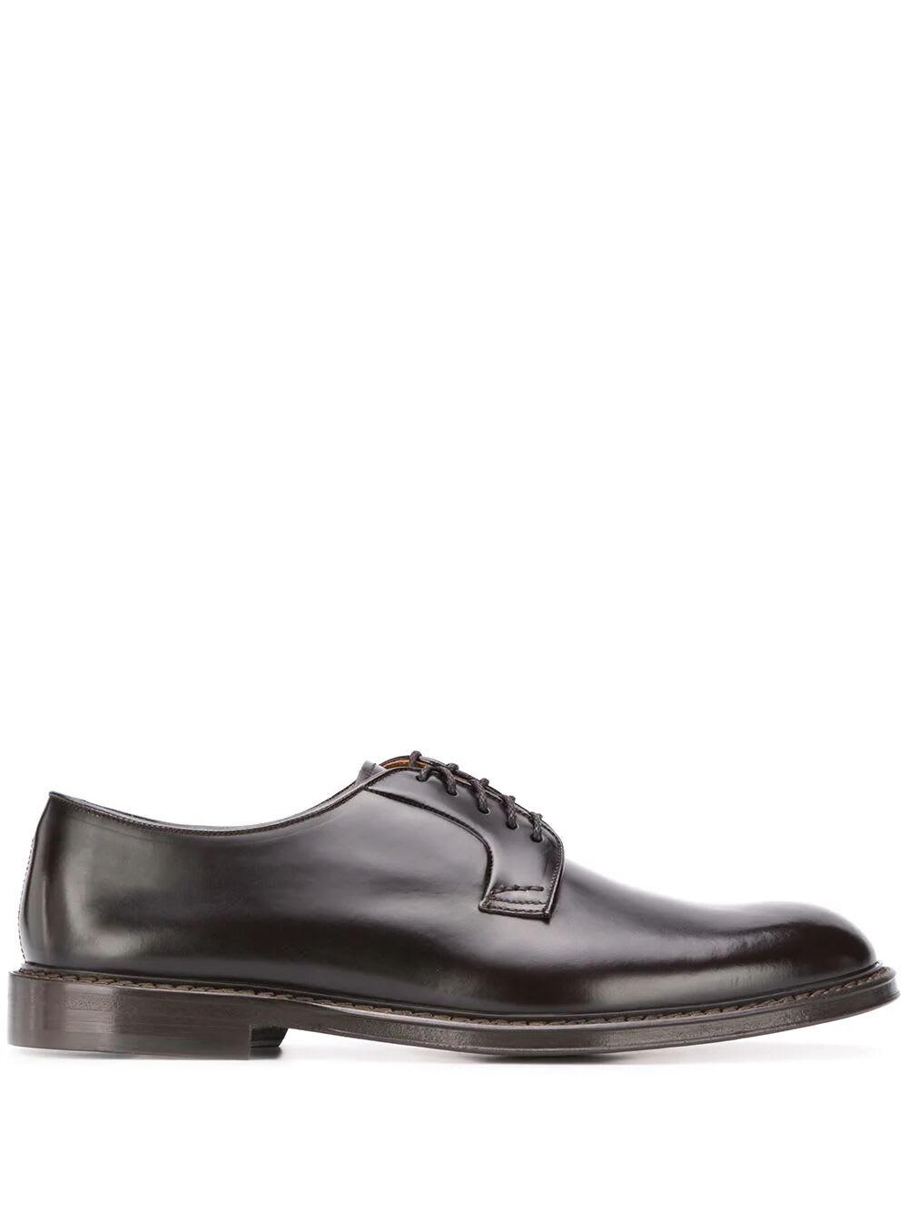 Doucal's Almond Toe Lace-up Derby Shoes