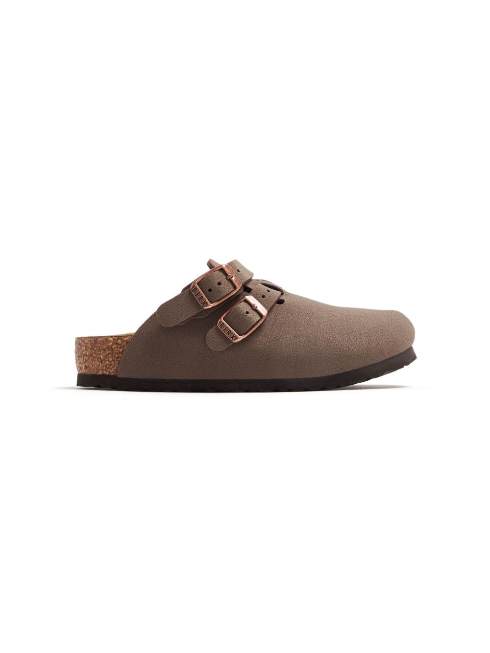 Birkenstock Kids Kay 双扣环木屐凉鞋 - 褐色