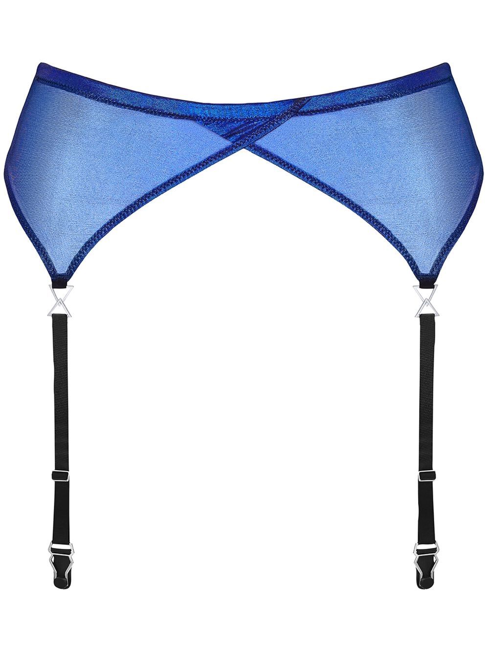 Maison Close Blue Angel 吊袜带腰带 - 蓝色