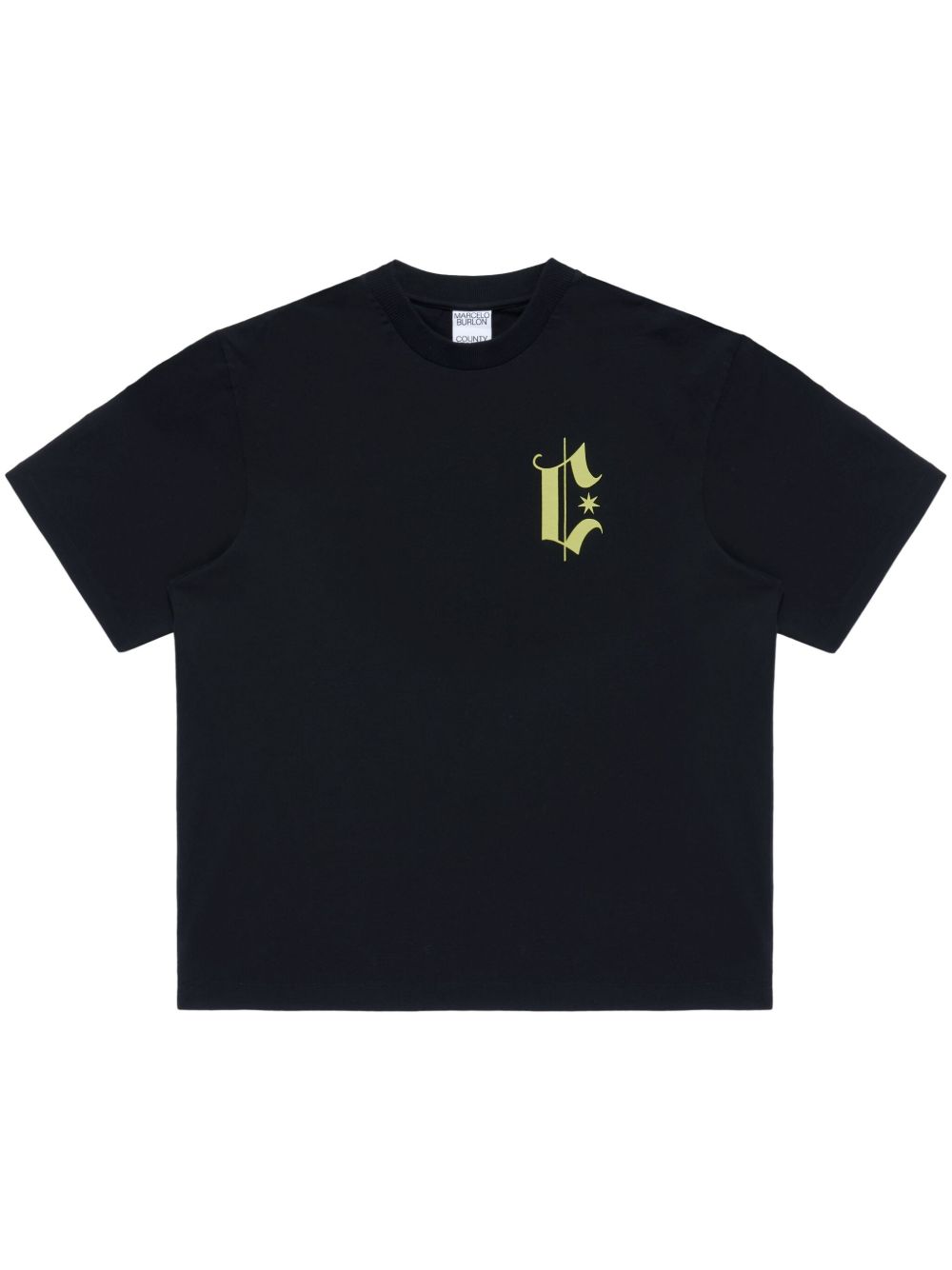 Marcelo Burlon County of Milan Headletter T恤 - 黑色