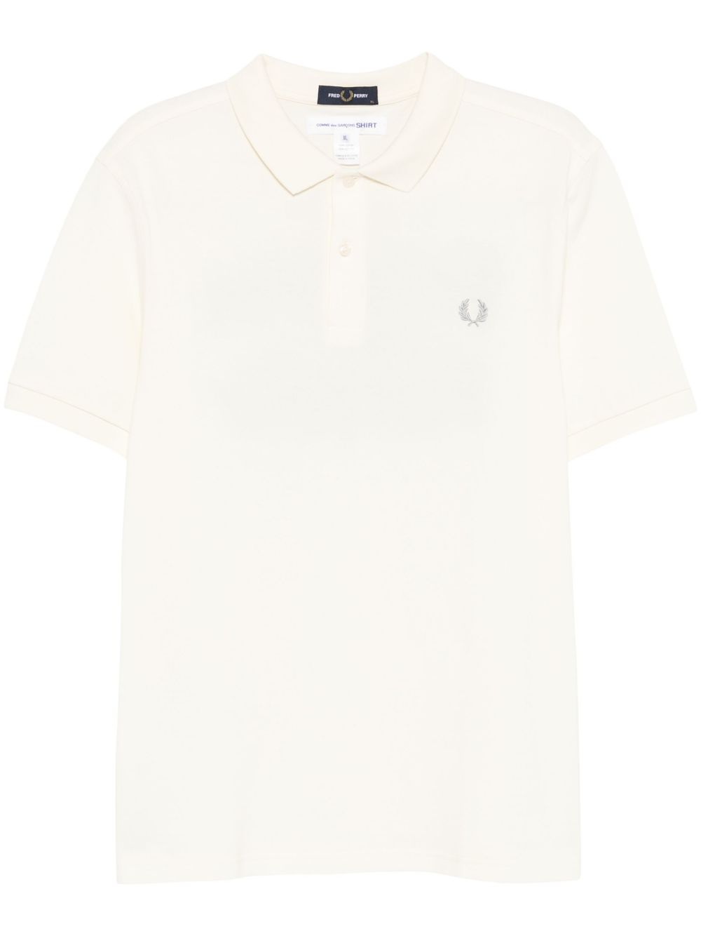 Comme Des Garçons Shirt x Fred Perry polo衫 - 白色