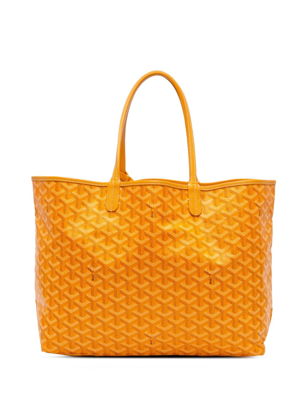 Goyard Pre-Owned Goyardine Saint Louis PM 手提包（2020年典藏款） - 黄色