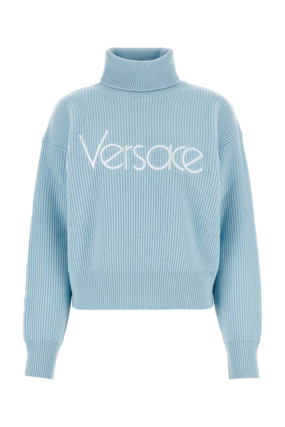 Versace 浅蓝色羊毛衫