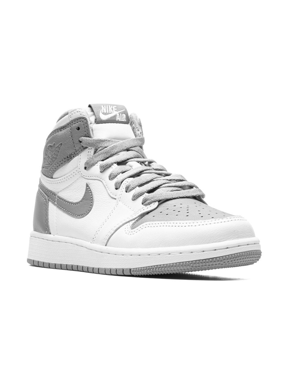 Jordan Kids Air Jordan 1 Retro High OG Stealth 运动鞋 - 白色